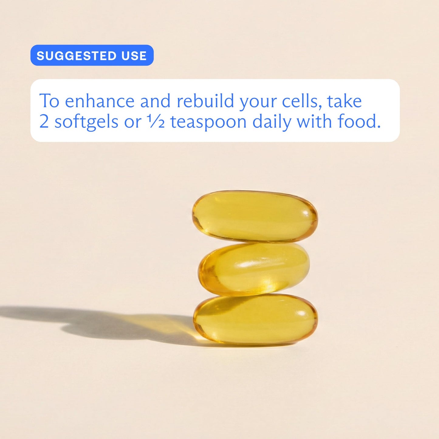 BodyBio Balance Oil Essential Fatty Acids for Brain, Skin, & Mood Softgels, 60 Count