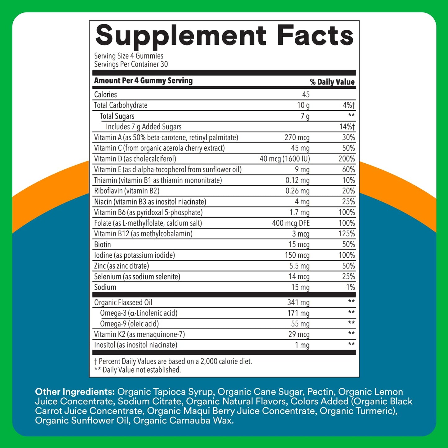 SmartyPants Multivitamin for Men Organic Gummies, 1 Count