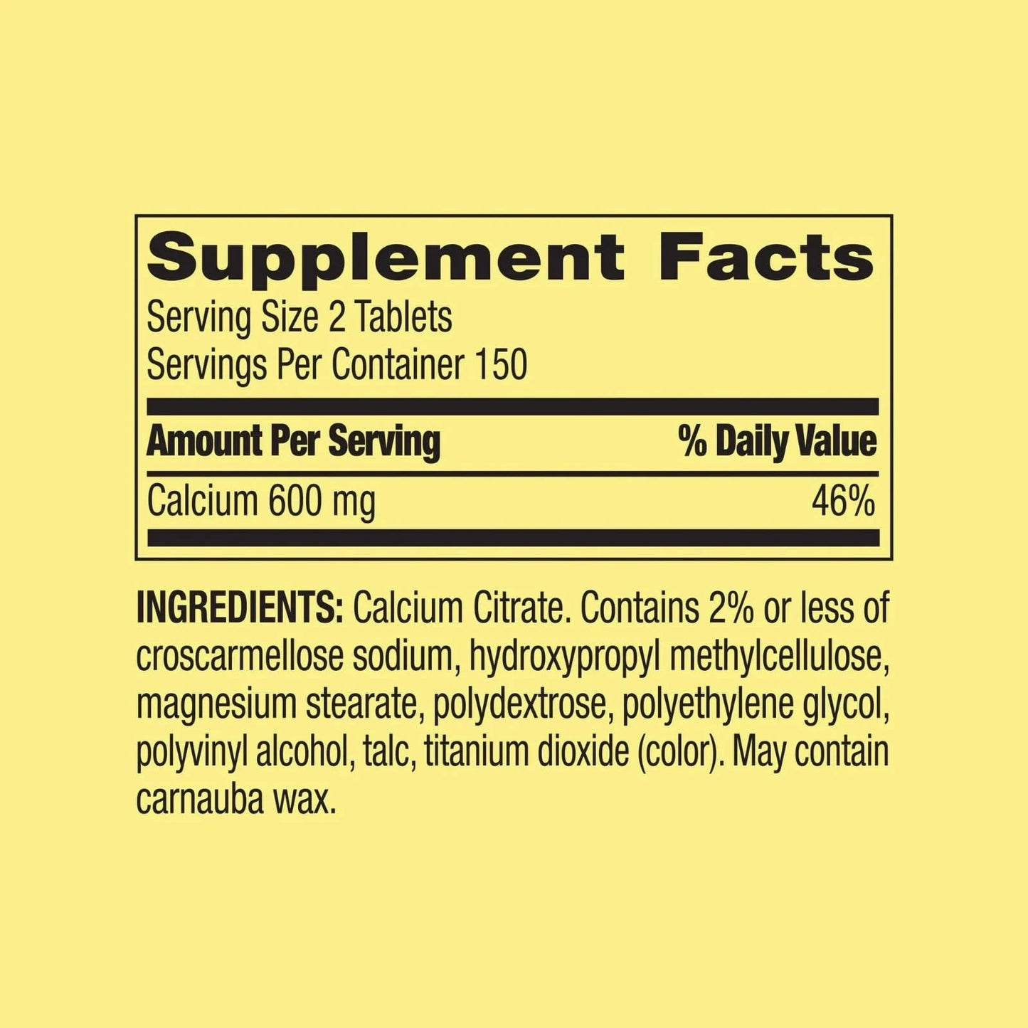 NEWCHEERS Calcium Citrate Tablets 300 Count