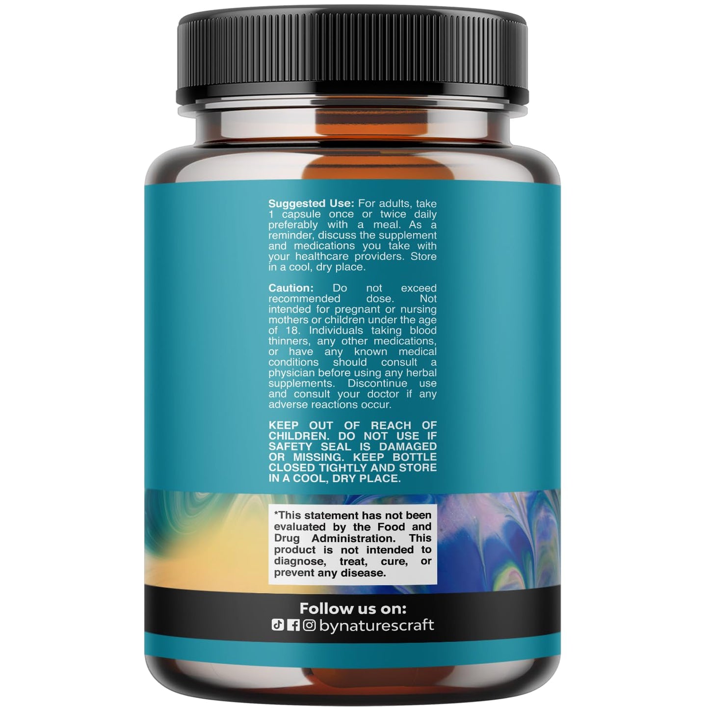 Natures Craft L-Tyrosine 500mg Capsules, 60 Count