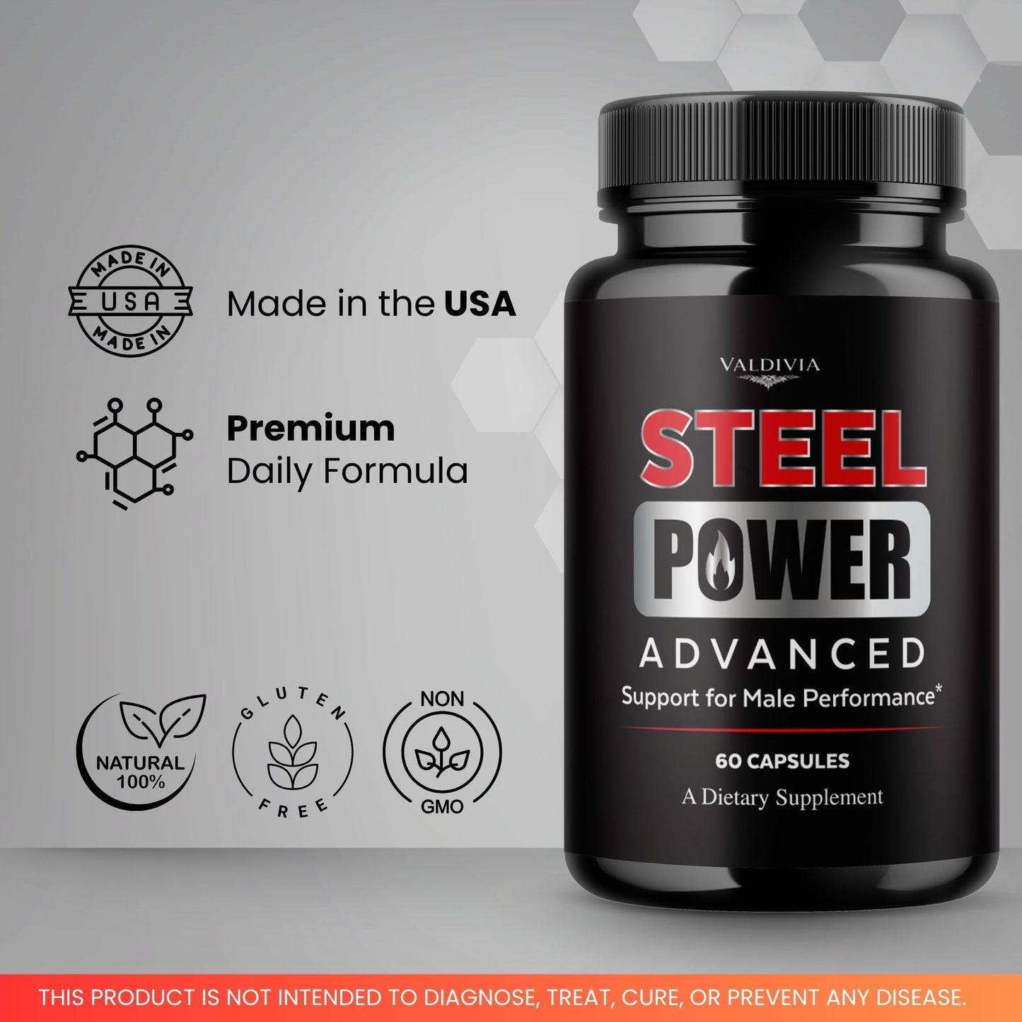Valdivia SteelPower Capsules 60 Capsules