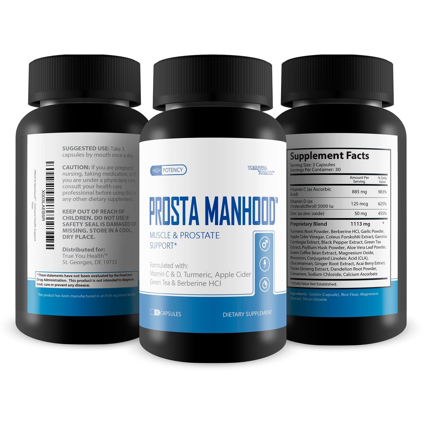 Generic Prosta Manhood Prostate Support Capsule 1 Count