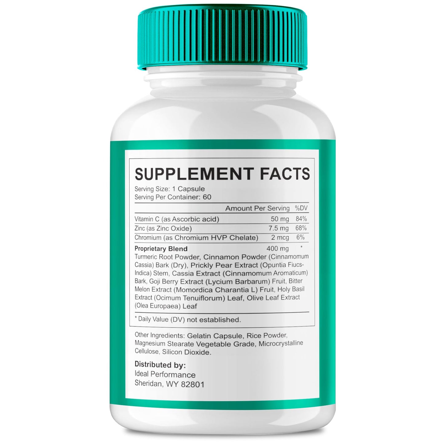 IDEAL PERFORMANCE Diafast Advanced Blood Support 300 Capsules
