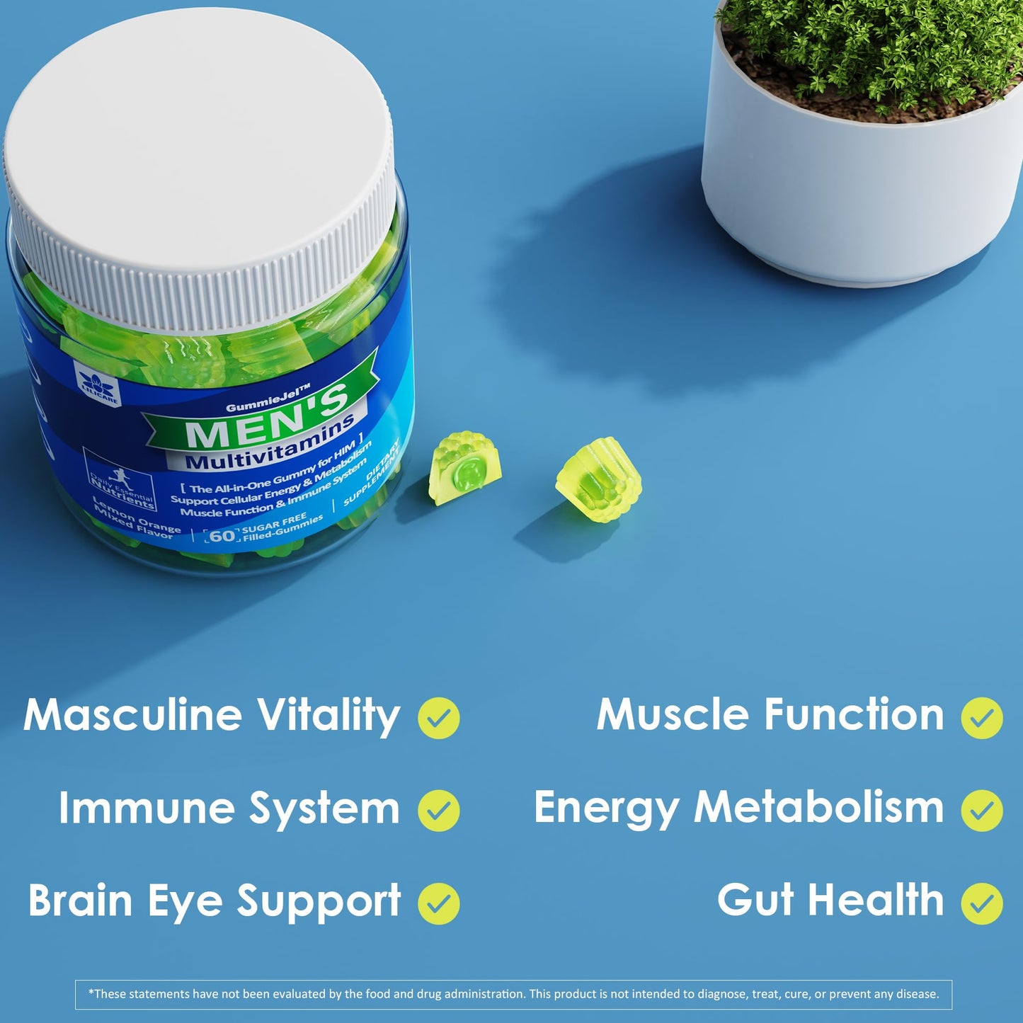 LILICARE Multivitamin Gummies 180 Count