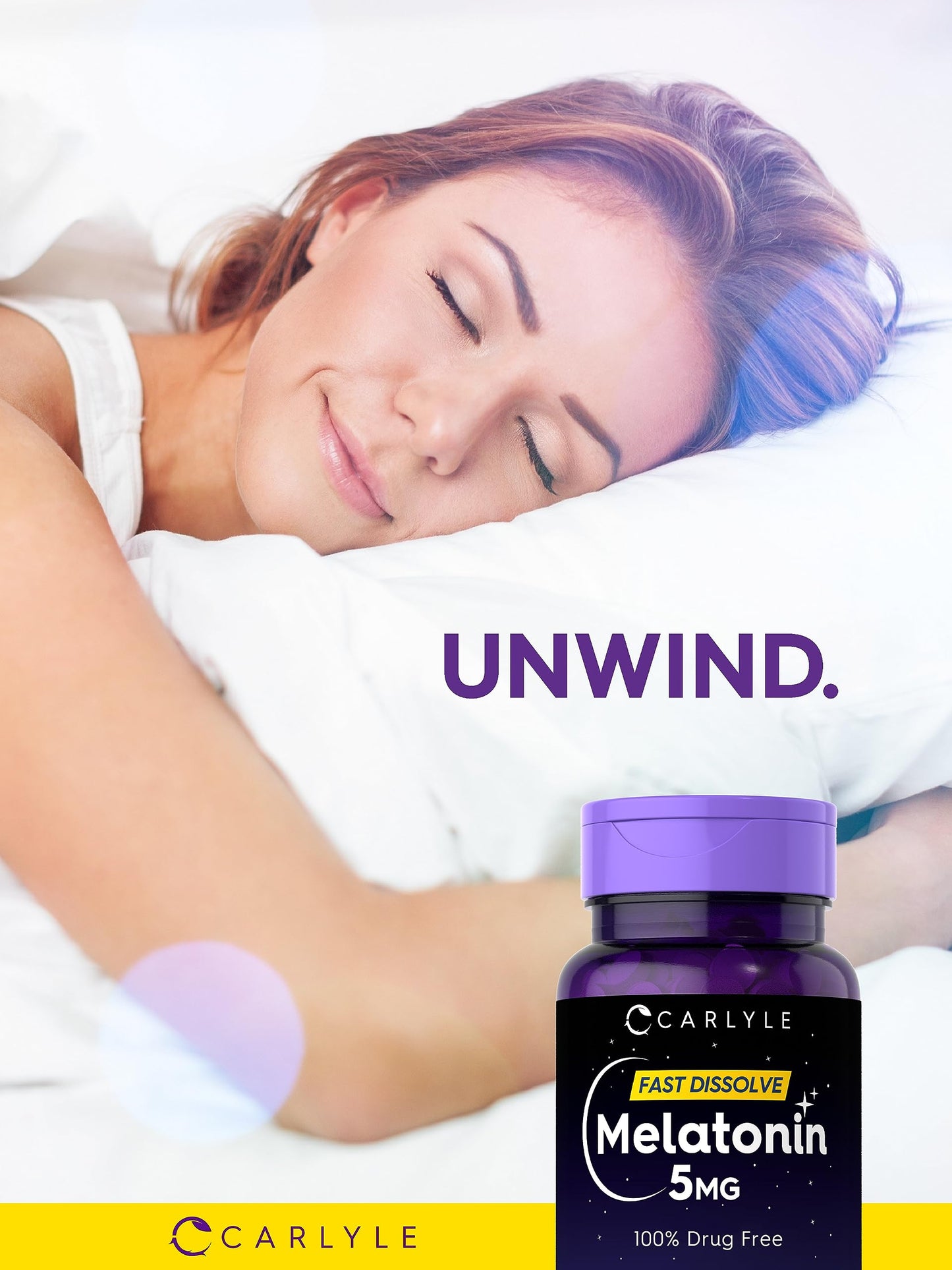 Carlyle Melatonin 5 mg Fast Dissolve 300 Tablets