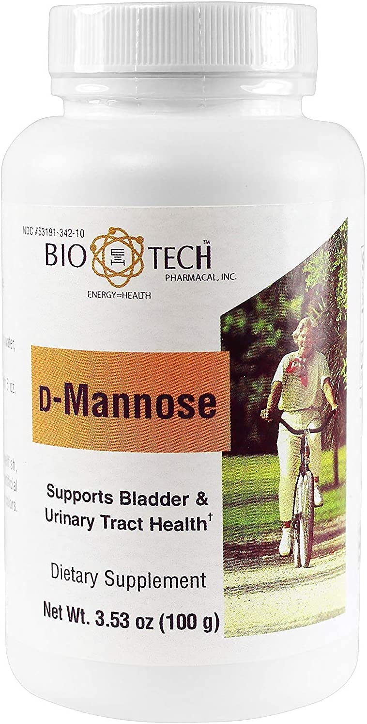 Bio-Tech Pharmacal D-Mannose Supports Bladder and Urinary Tract Health Powder 3.53 Ounce