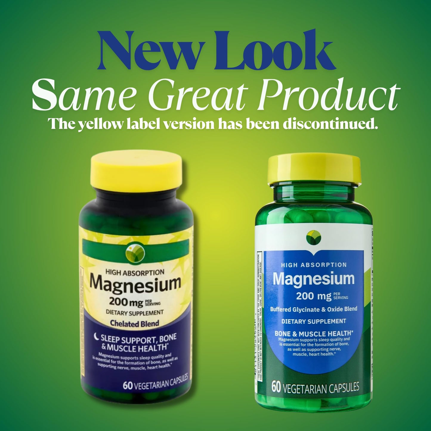 KP+ Magnesium 200 mg Sleep Support Bone & Muscle Health, 120 Capsules