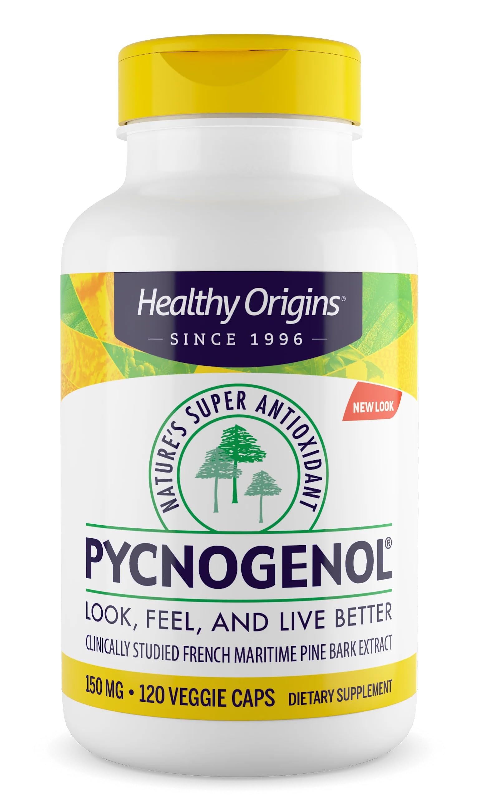 Healthy Origins Pycnogenol 150 mg Capsule, 120 Count