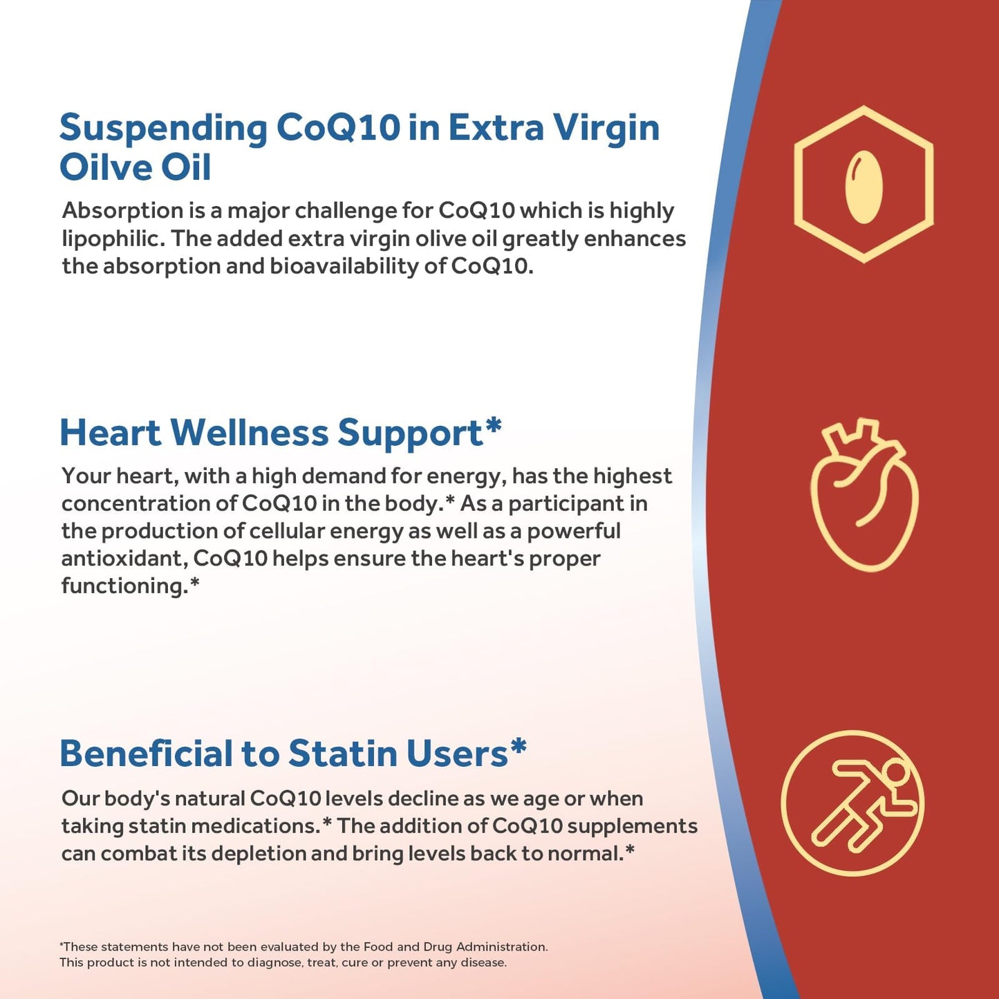 Doctor's Recipes CoQ10 200mg High-Absorption Coenzyme Q10 Supplement with Olive Oil, Heart & Vascular Health, Energy Production & Antioxidant Support, 120 Softgels