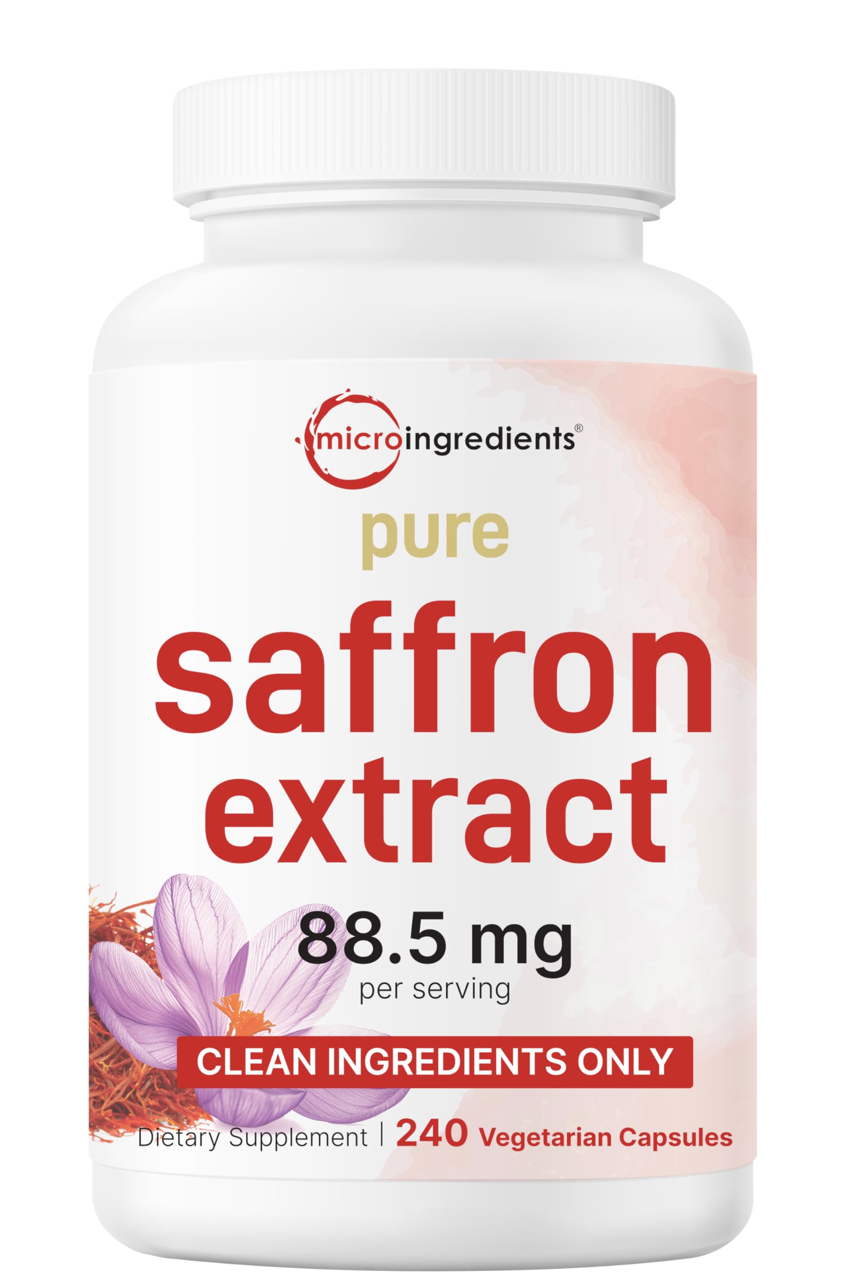 Micro Ingredients Pure Saffron Extract Capsules 240