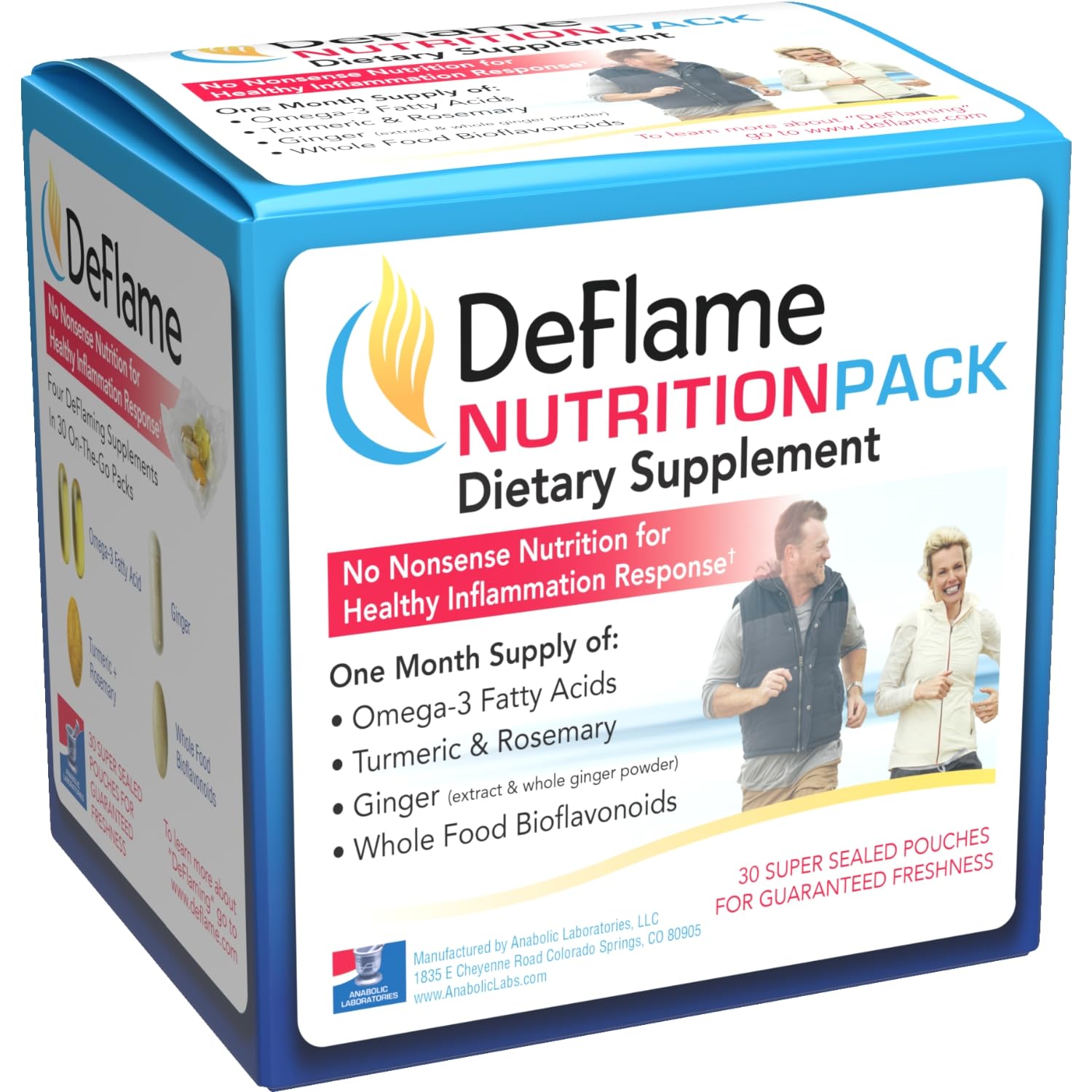 Anabolic Laboratories DeFlame Tendon and Ligament Supplements Tablet, 30 Tablets