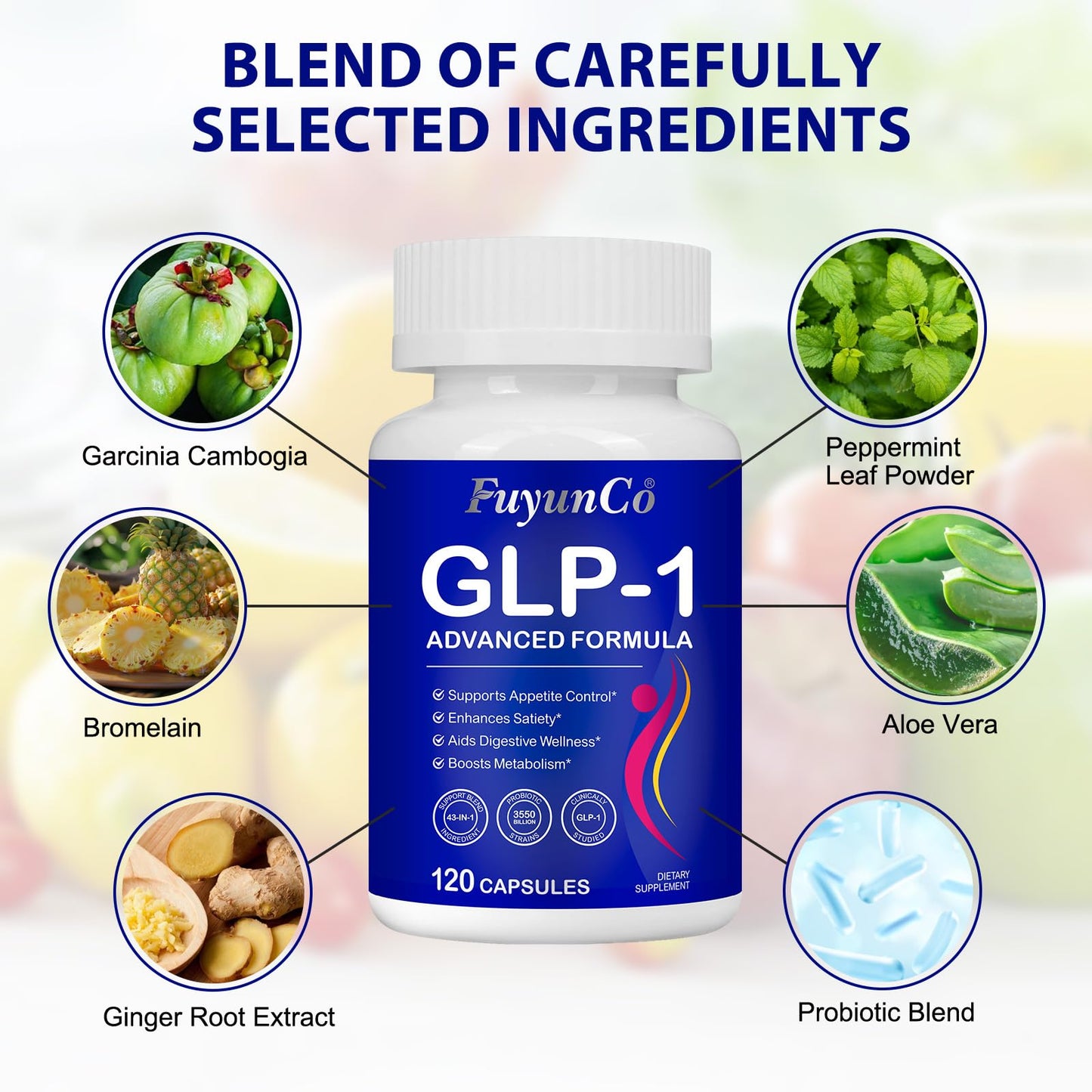 NKKOBSLE GLP-1 Supplement Support 60 Capsules