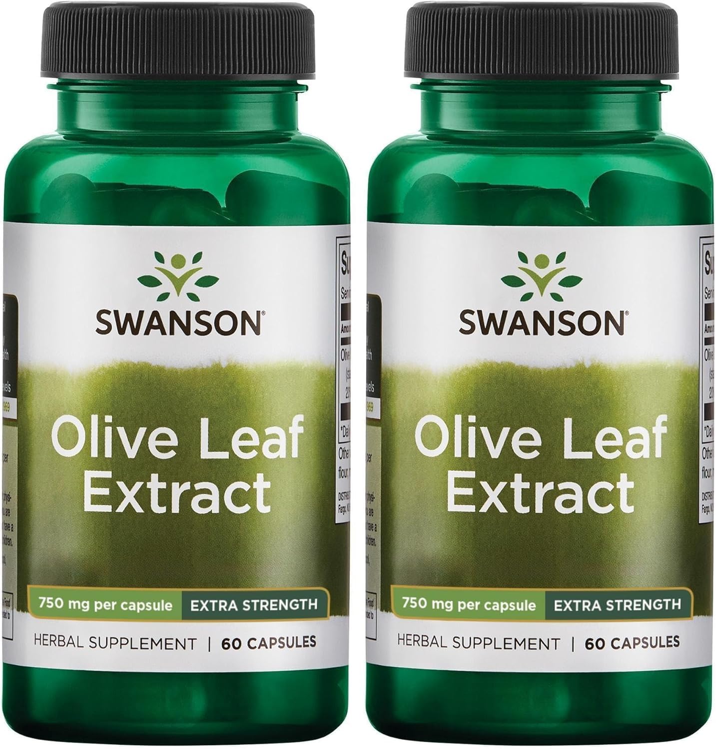 Swanson Olive Leaf Extract Capsules 120 Count