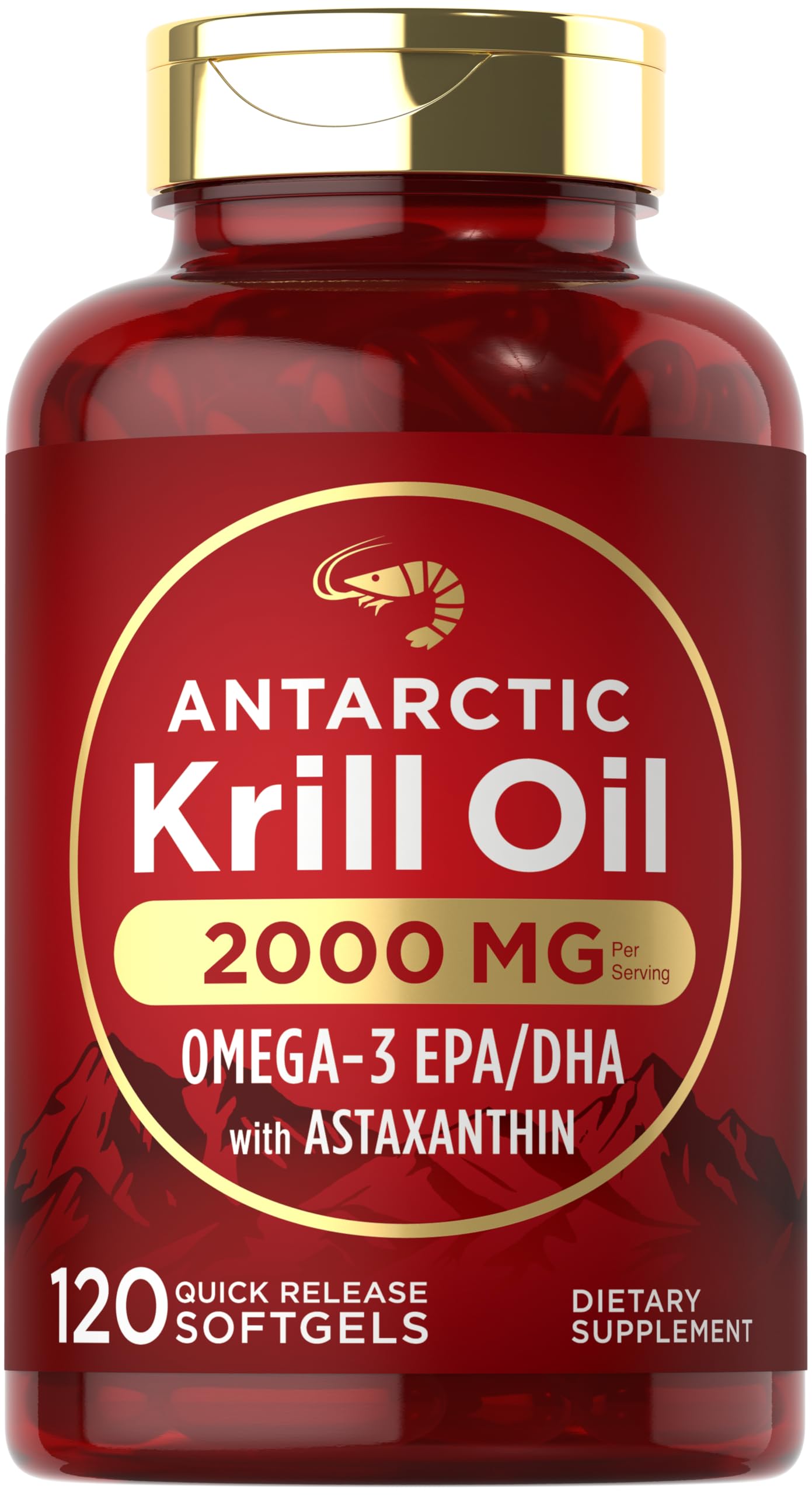 Carlyle Antarctic Krill Oil 2000mg Softgels 120