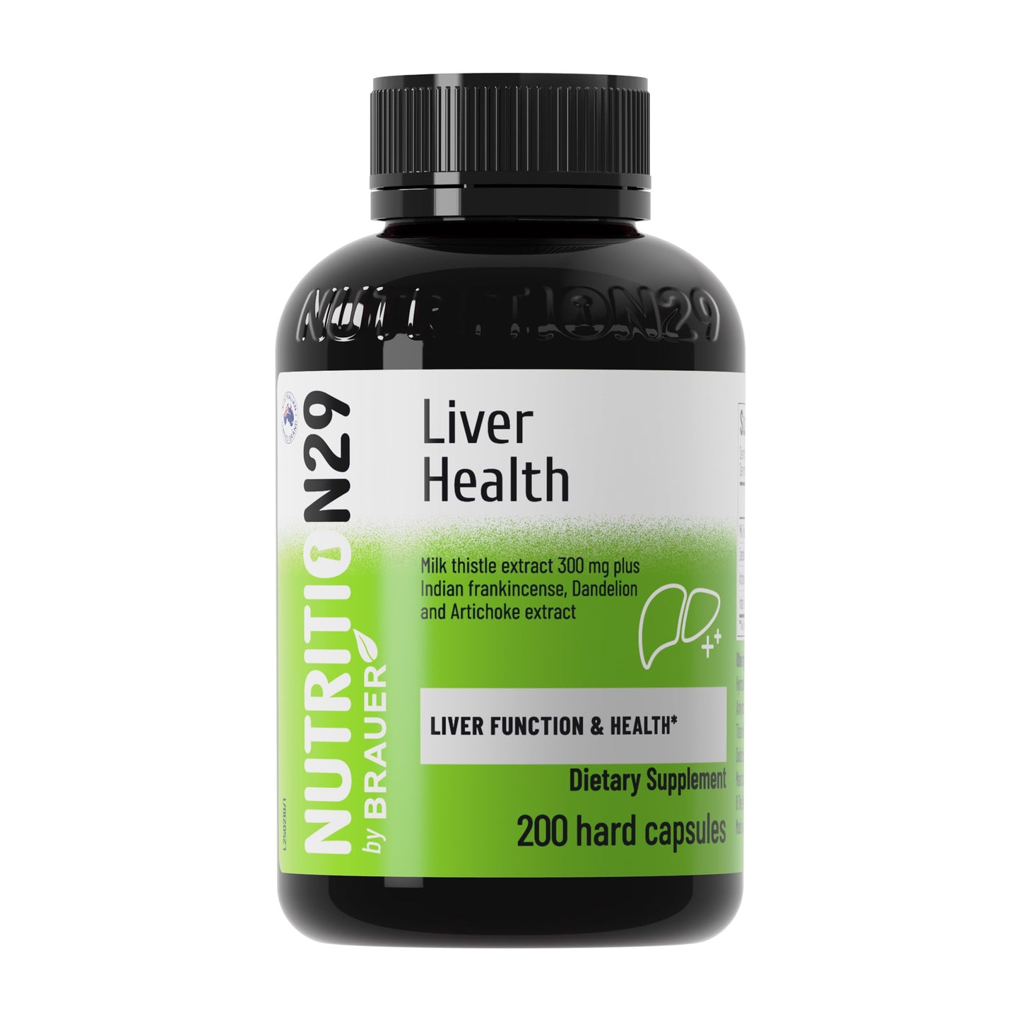 NUTRITION29 Liver Health Supplement with 300mg Milk Thistle Extract, Liver Cleanse Detox & Repair Support Formula with 85% Silymarin, Dandelion Root, Artichoke & Boswellia Capsules 200