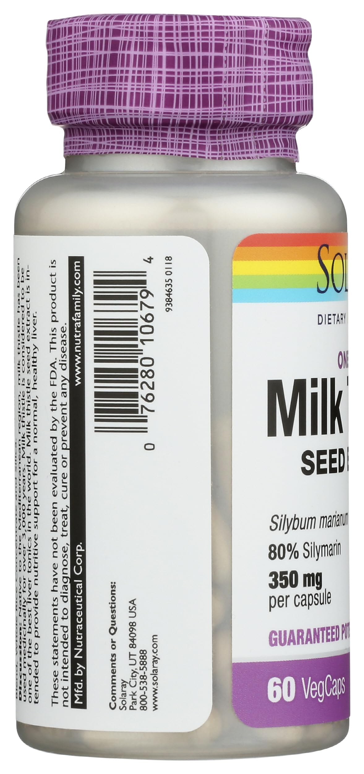 Solaray Milk Thistle VegCaps 60