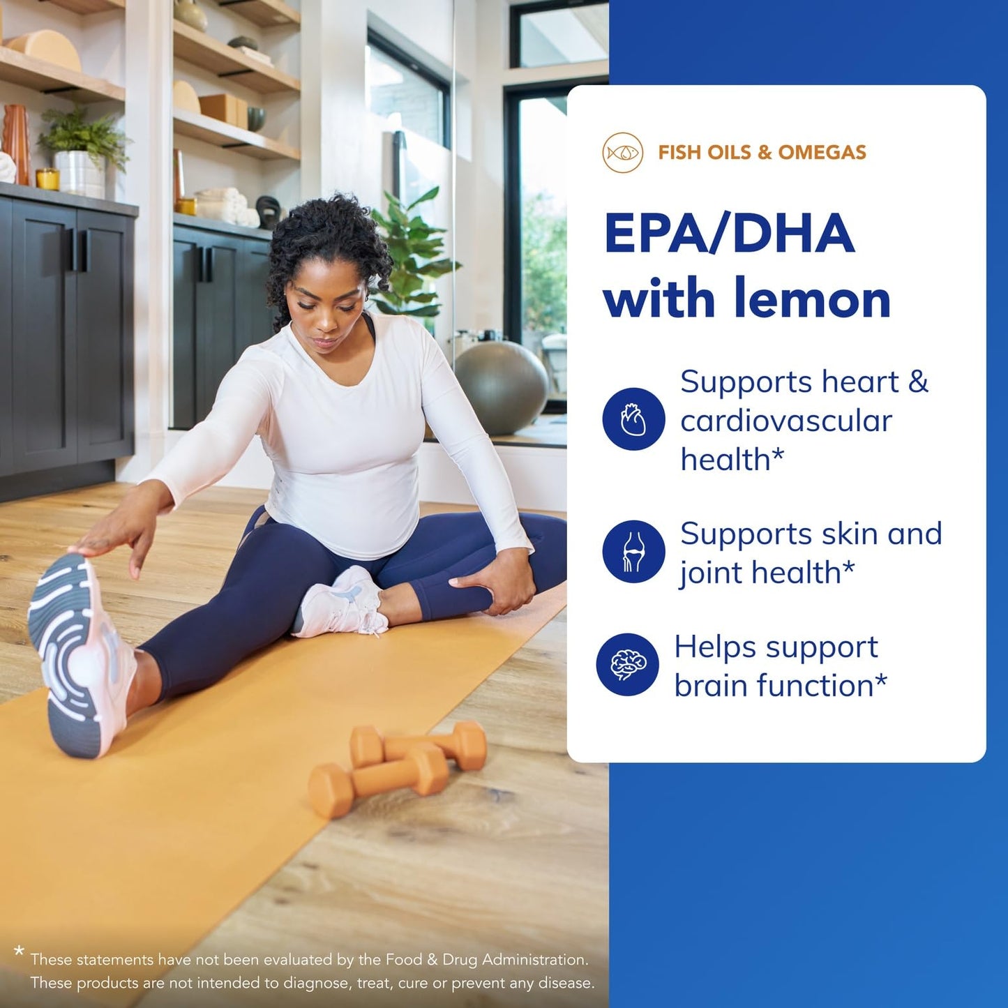 Pure Encapsulations EPA/DHA with Lemon Softgels, 120 Count