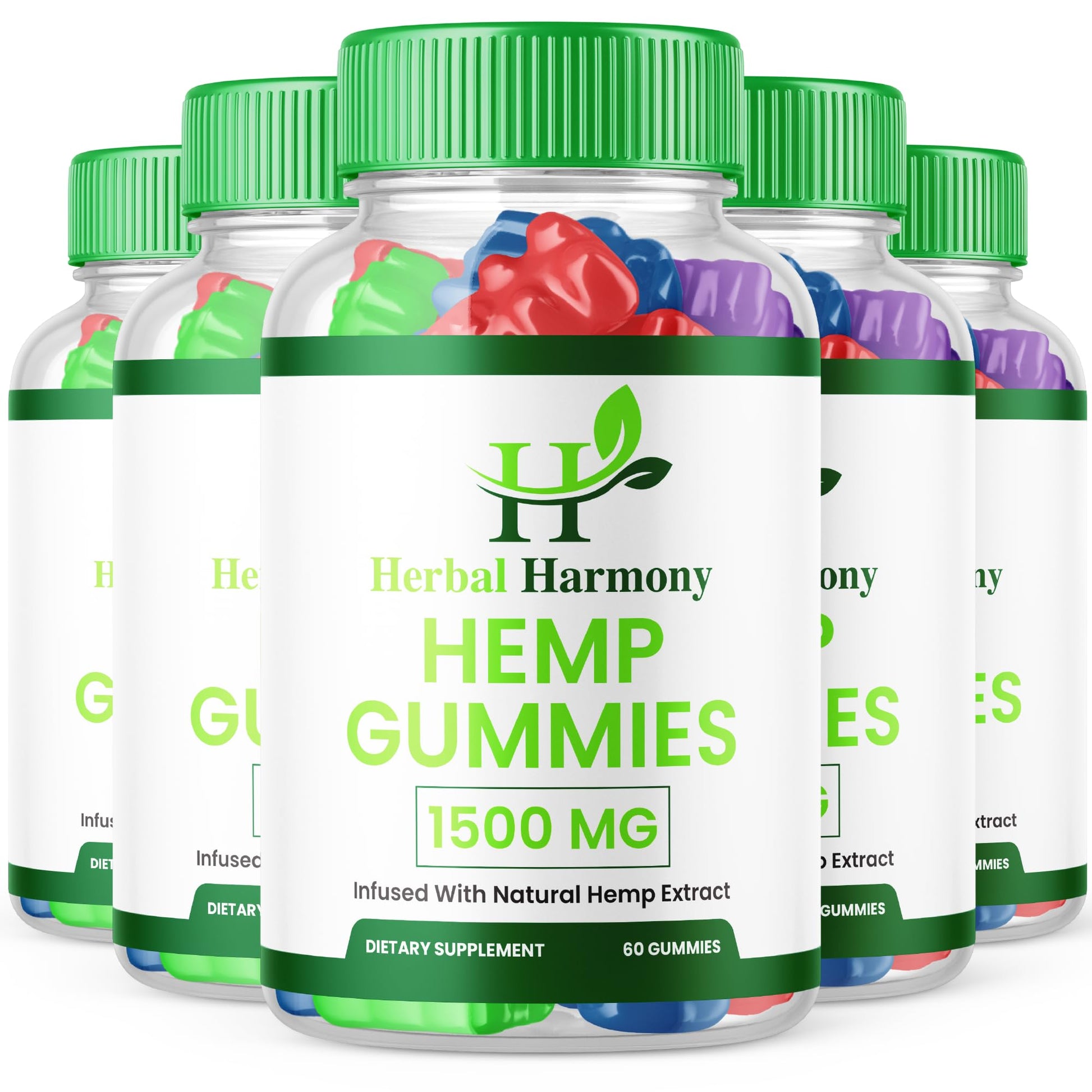 Purvia Herbal Harmony Hemp Gummies, 300 Gummies