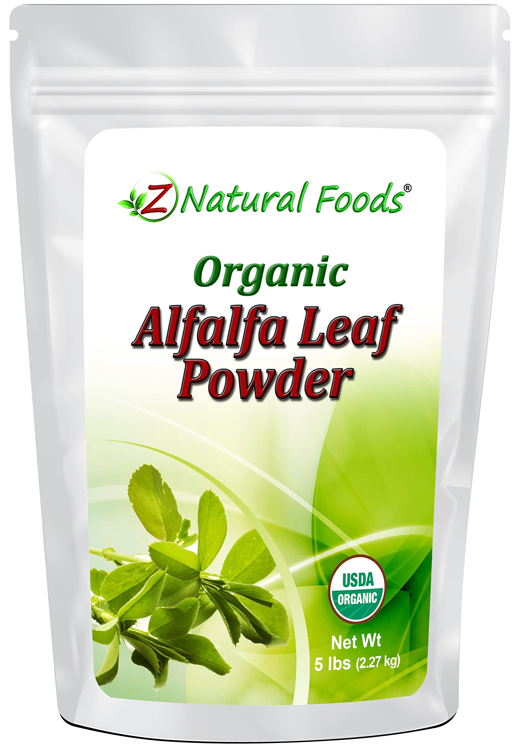 Z Natural Foods Organic Alfalfa Leaf Powder, 80 Ounce