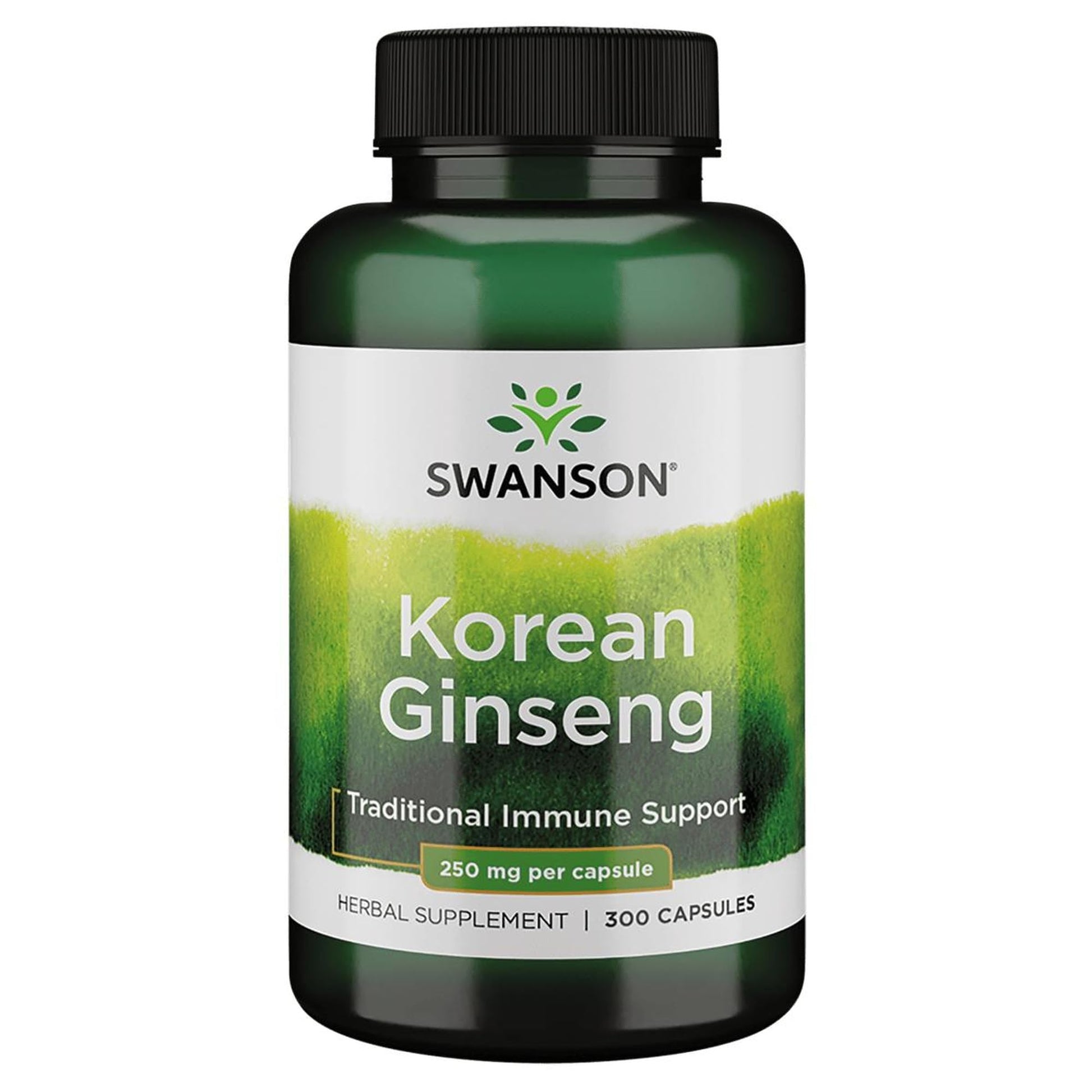 Swanson Full Spectrum Korean Ginseng 250 mg Capsule, 300 Capsules