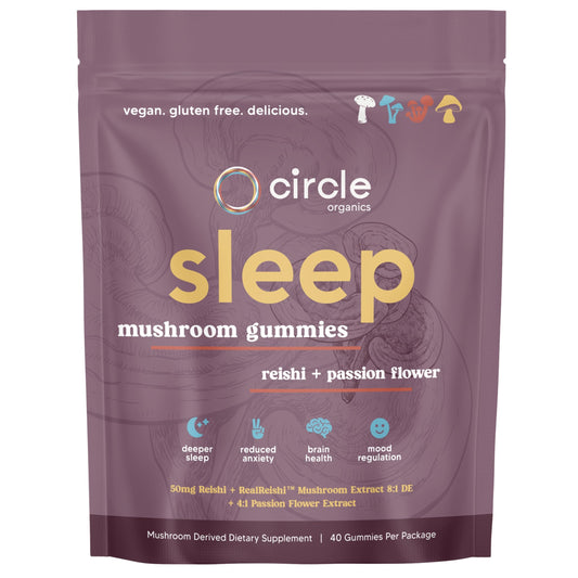Circle Organics Sleep Mushroom Gummies 40 ct