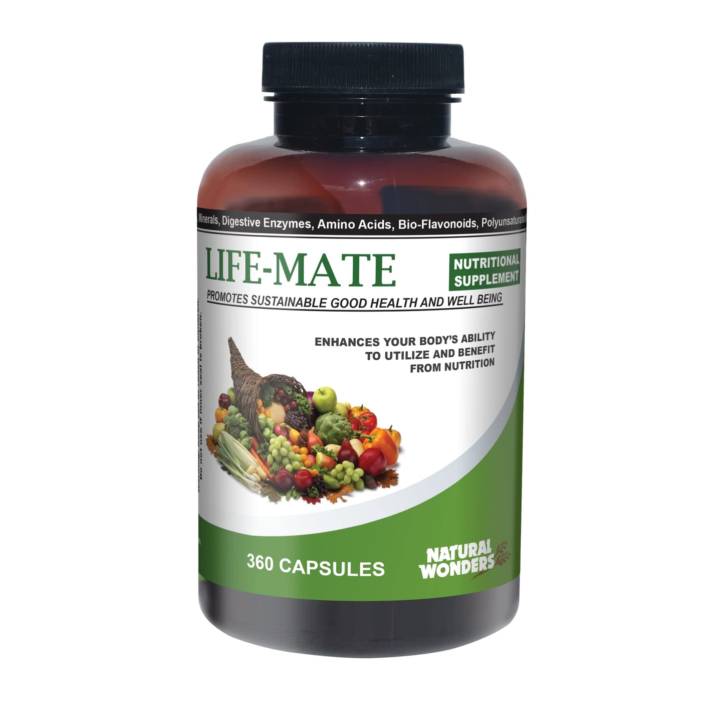Natural Wonders Life Mate Multivitamin Supplement Prenatal Multivitamins for Women with Nutritional and Immune Support Energy Supplements for Men & Women Capsule, 360 Capsules
