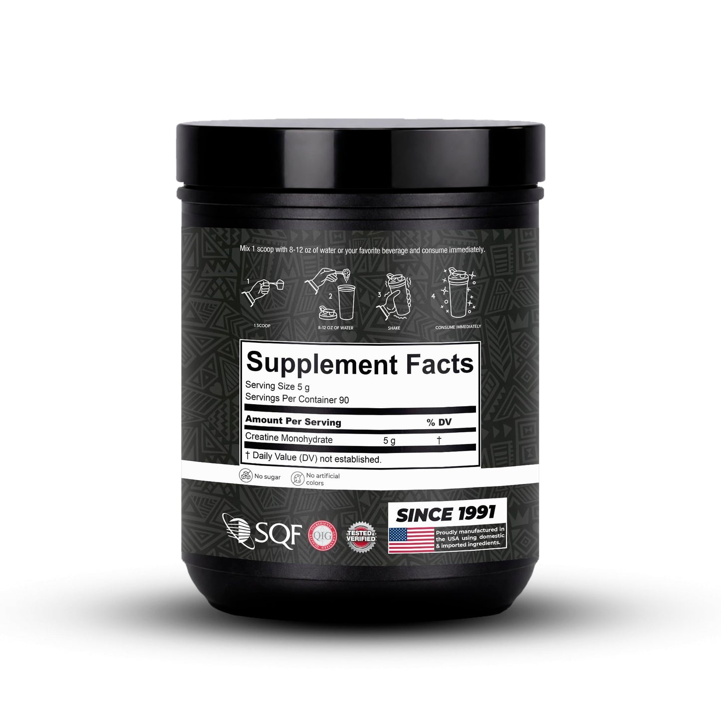 Max Muscle Ultra Pure Creatine Monohydrate Powder 5000 mg, 8.8 Oz