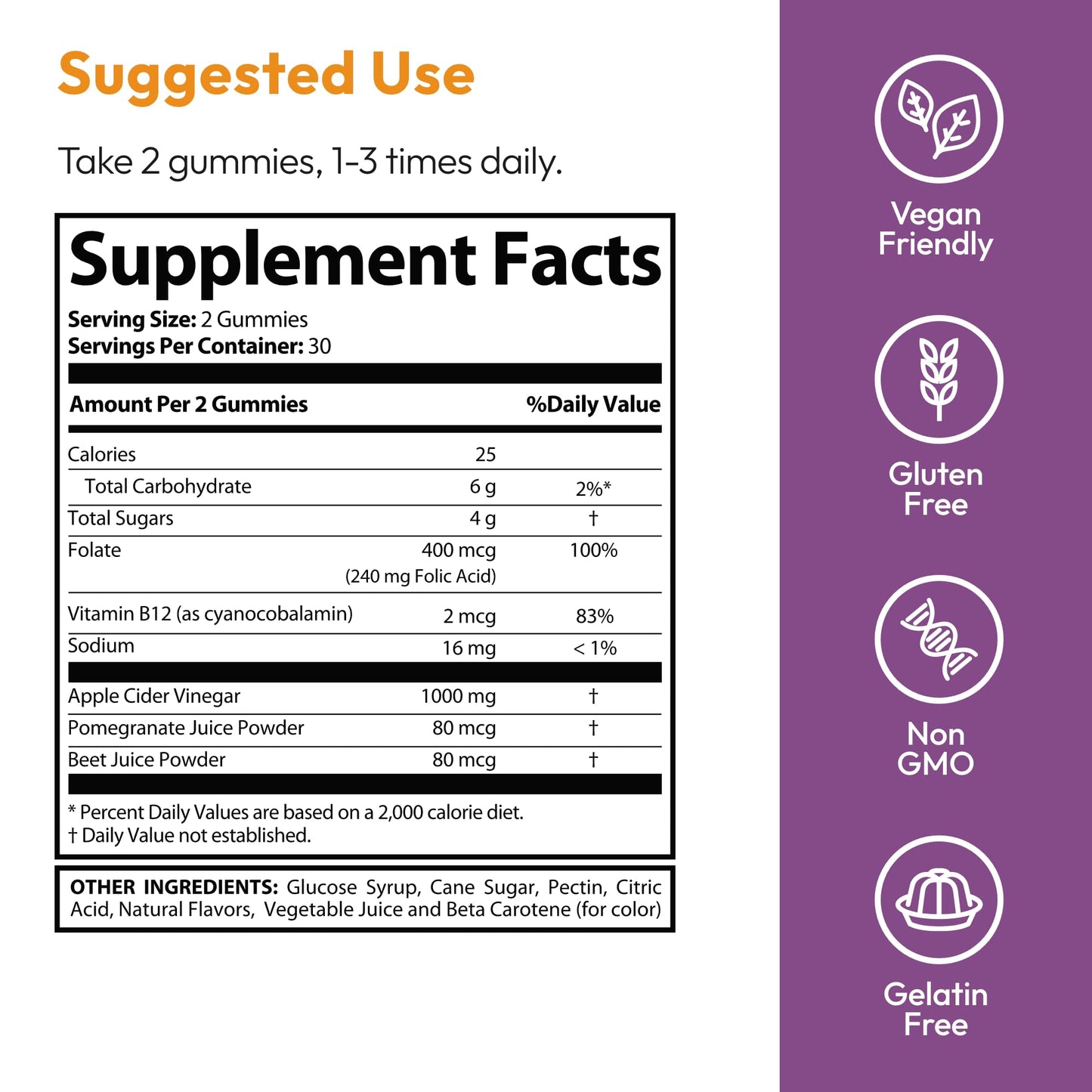 Justified Laboratories Rapid Ripped Keto ACV Gummies (1000 mg) 180 Gummies