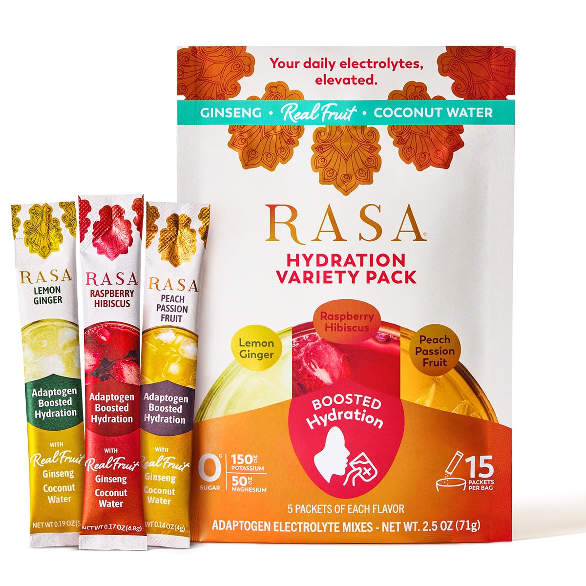 Rasa Hydration Adaptogen Powder Variety Pack 2.5 Ounce