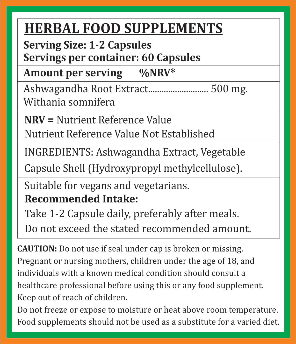Satya Naturals Ashwagandha Forte 500 mg Capsules, 240 Count