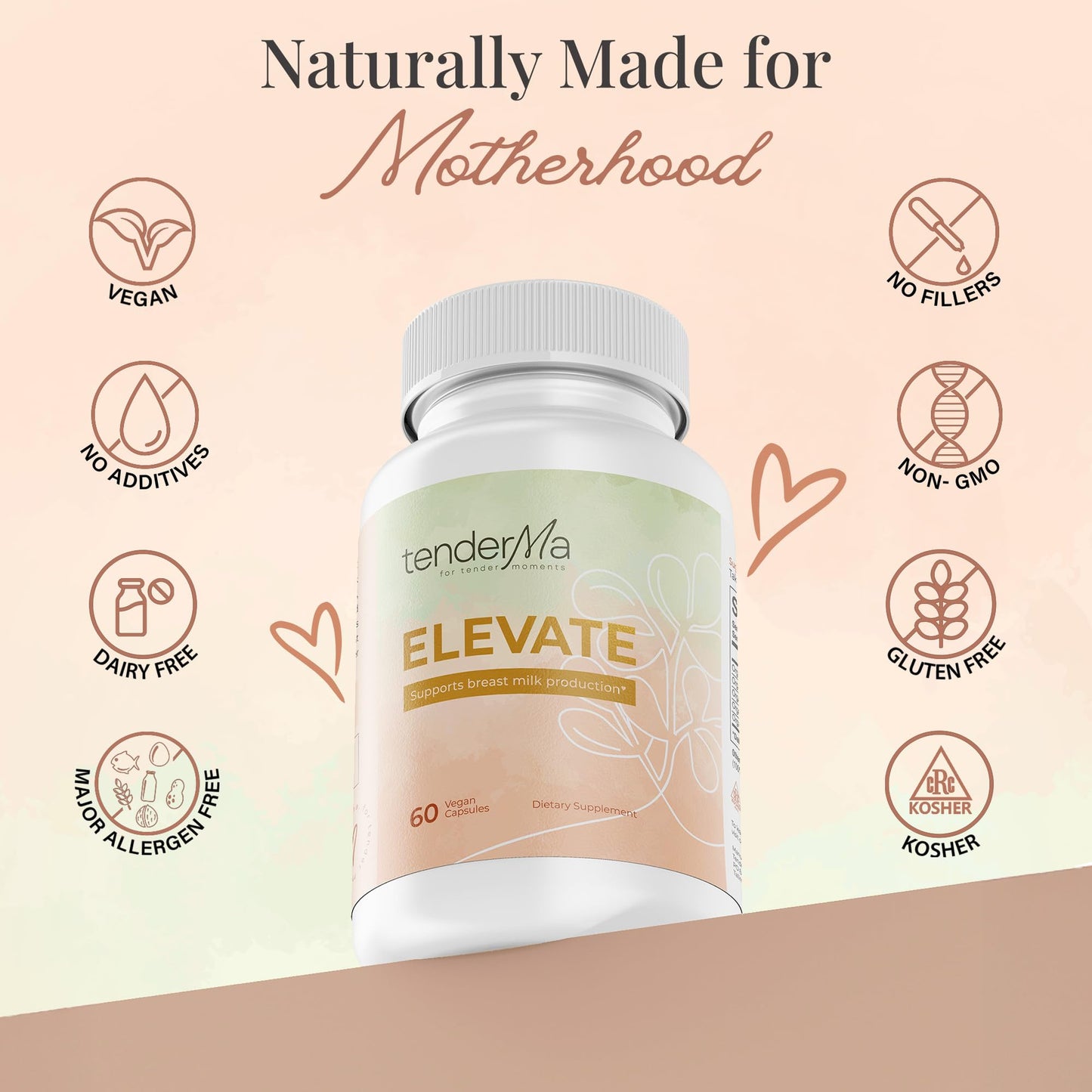 tenderMa Elevate Lactation Supplement 60 Capsules