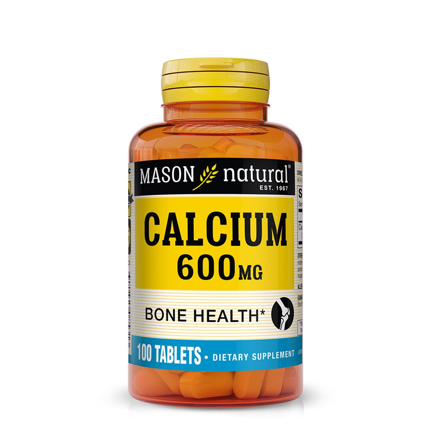 Mason Natural Calcium 600 mg Tablets, 60 Tablets
