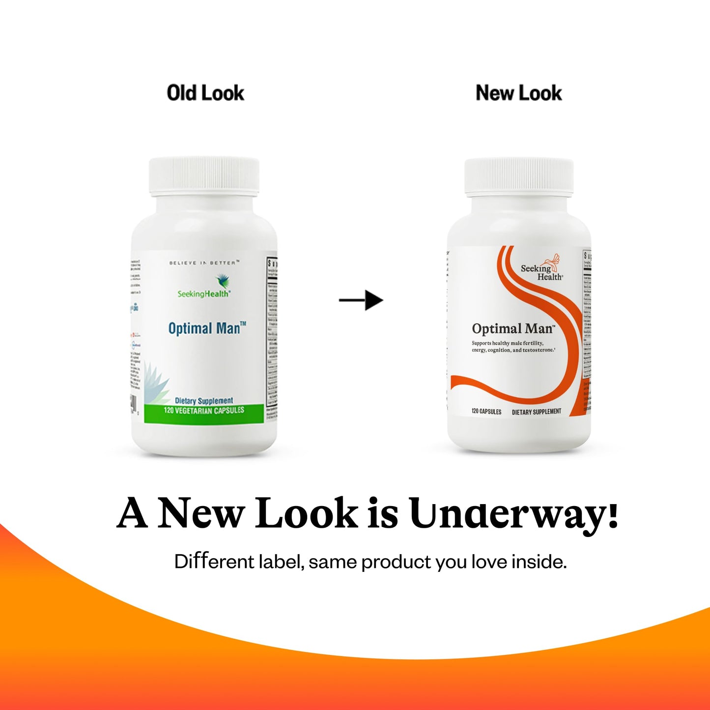 Seeking Health Optimal Man Multivitamin Capsule 120 Count
