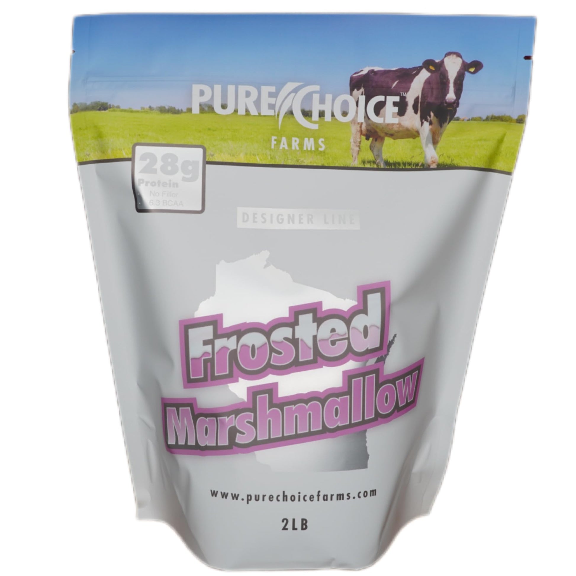 Pure Choice Whey Frosted Marshmallow Whey Protein Isolate Powder, 32 Servings