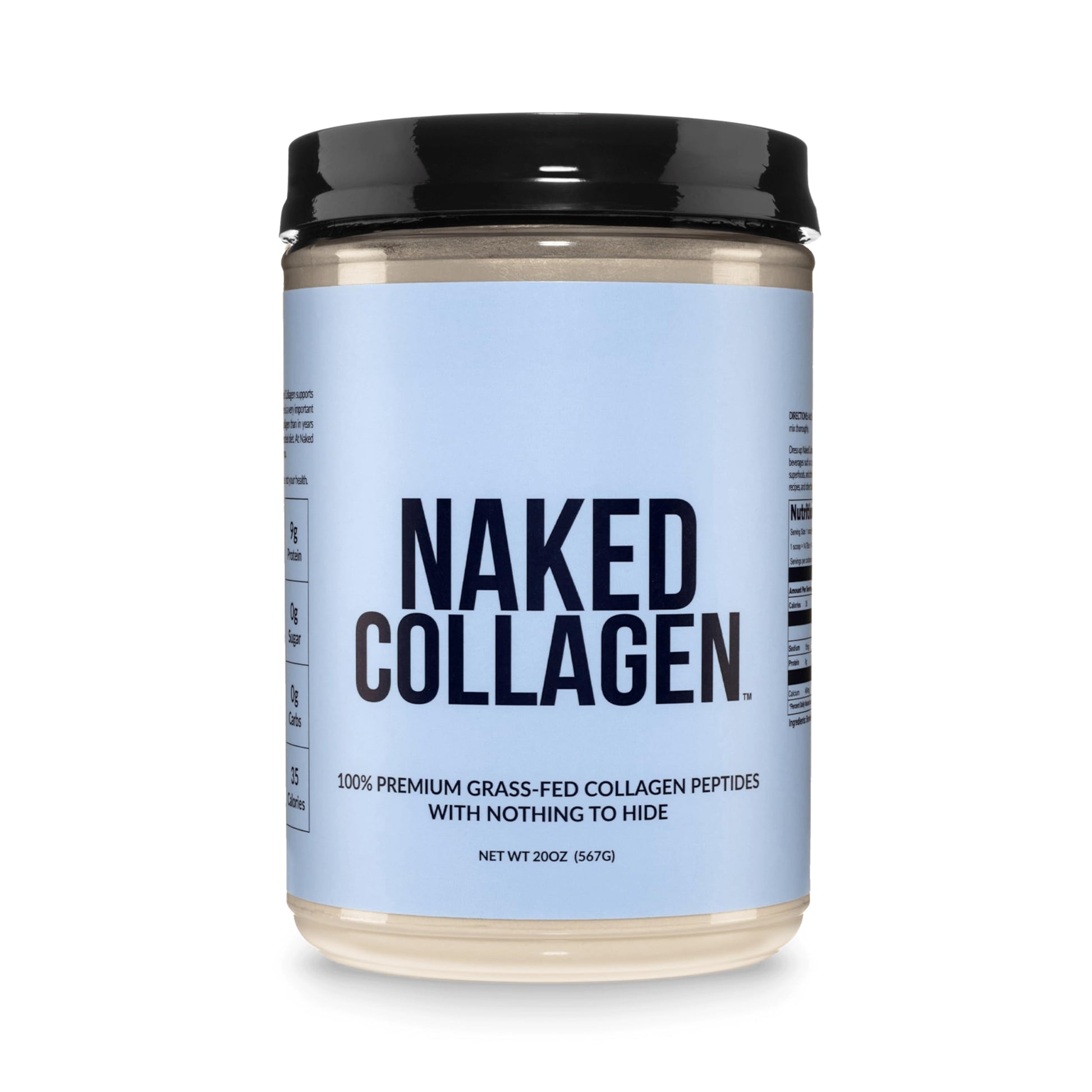 NAKED Collagen Peptides Protein Powder, 60 Servings, 20 oz