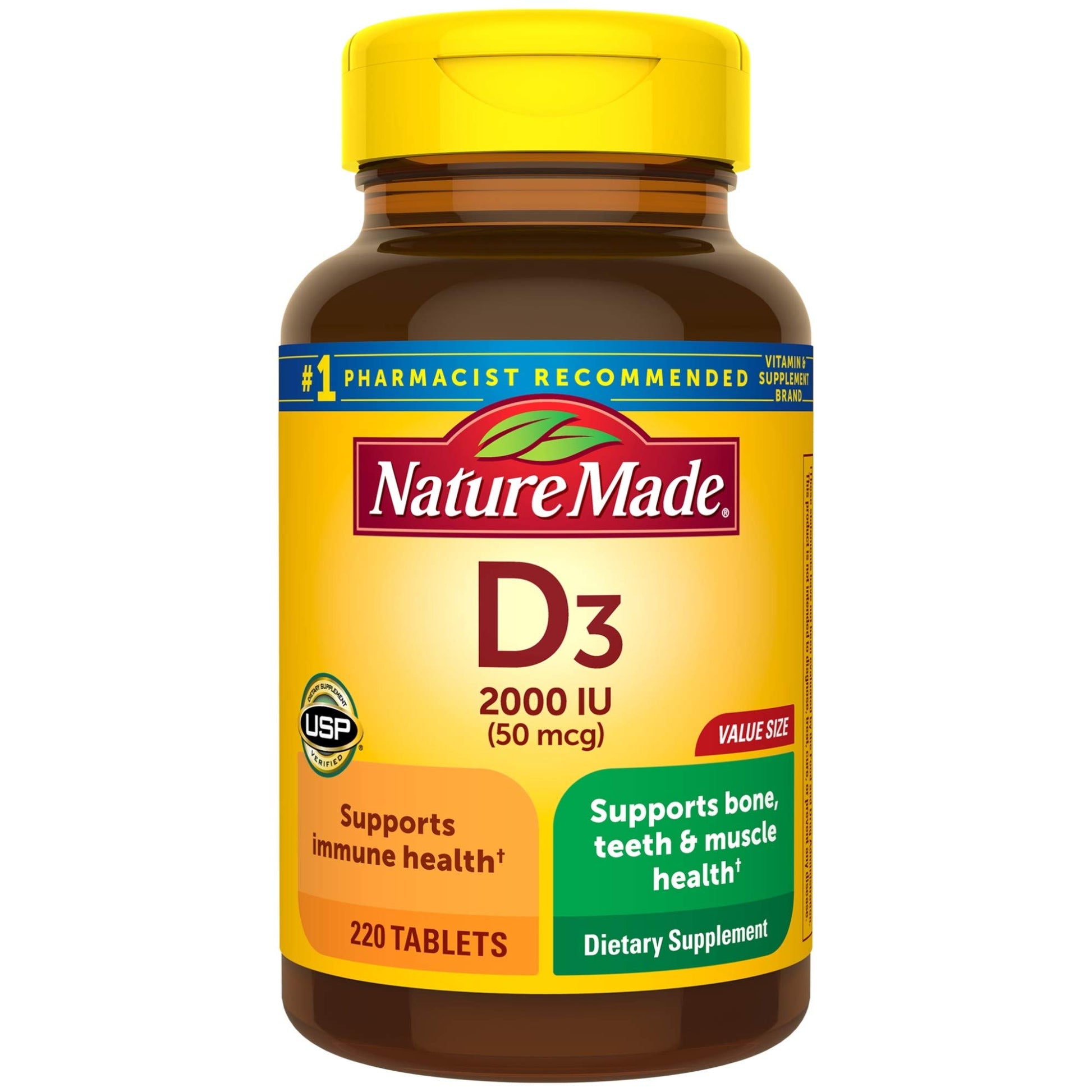 Nature Made Vitamin D3 220 Tablets