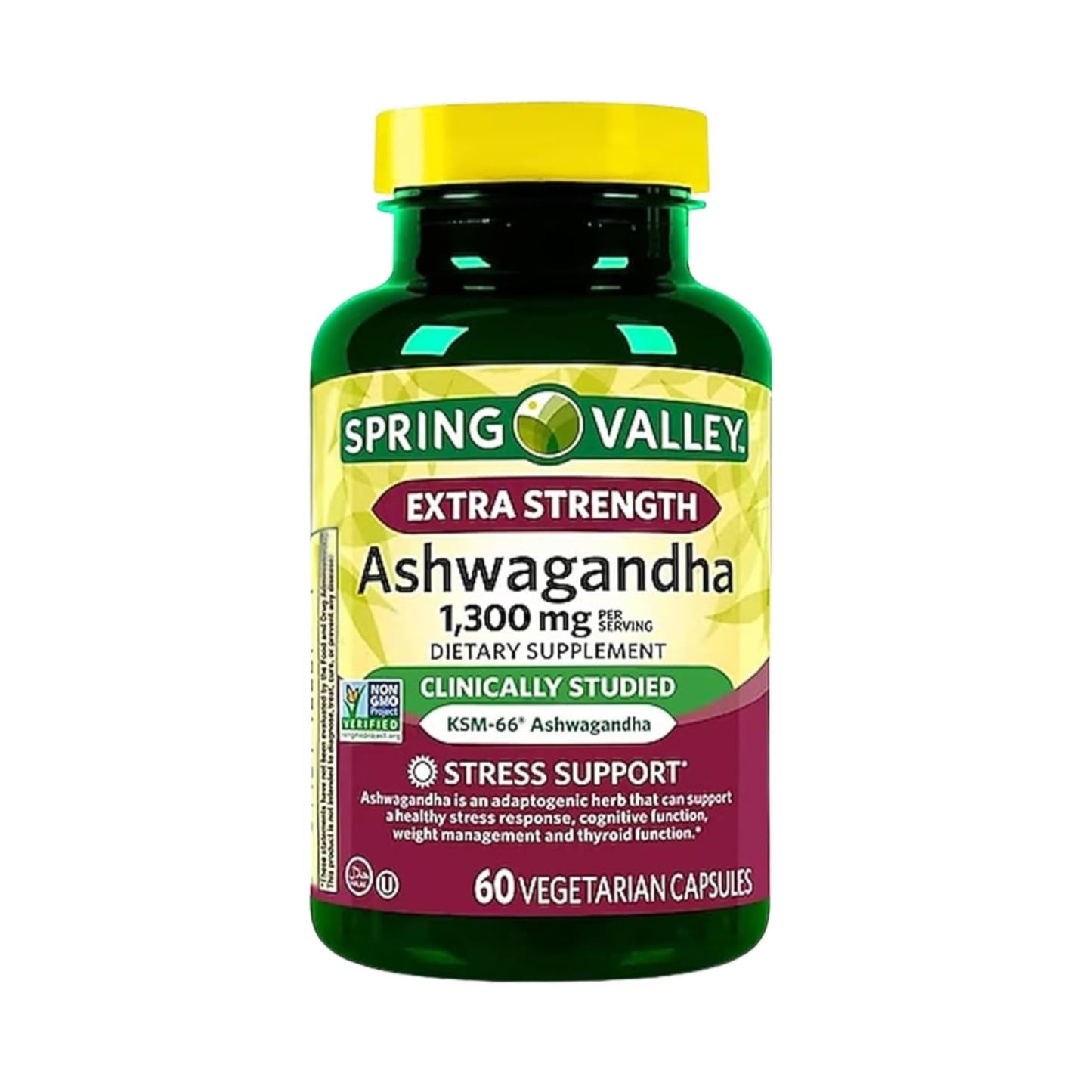 Generic Ashwagandha 1300 mg Extra Strength, 60 Capsules