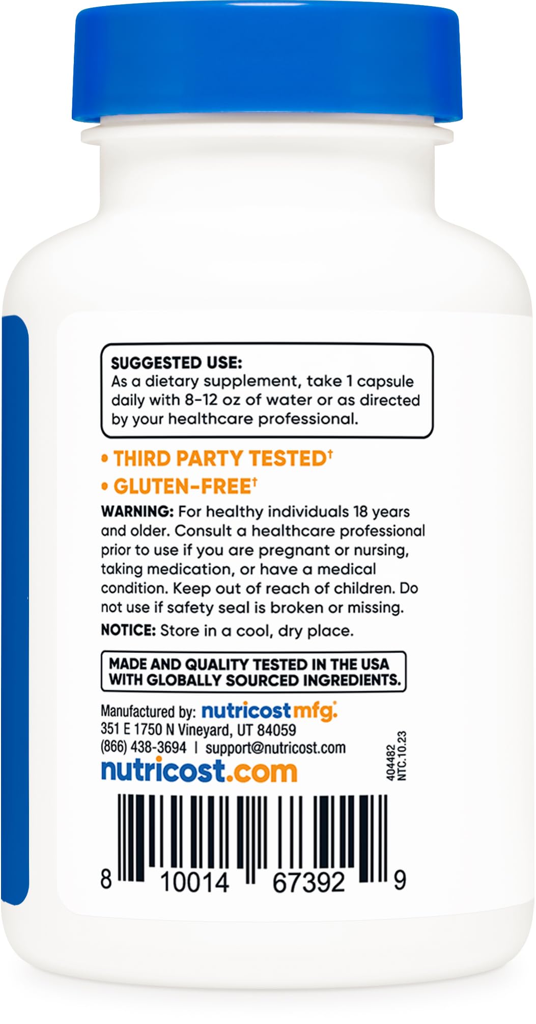 Nutricost Policosanol (100mg) 120 Capsules