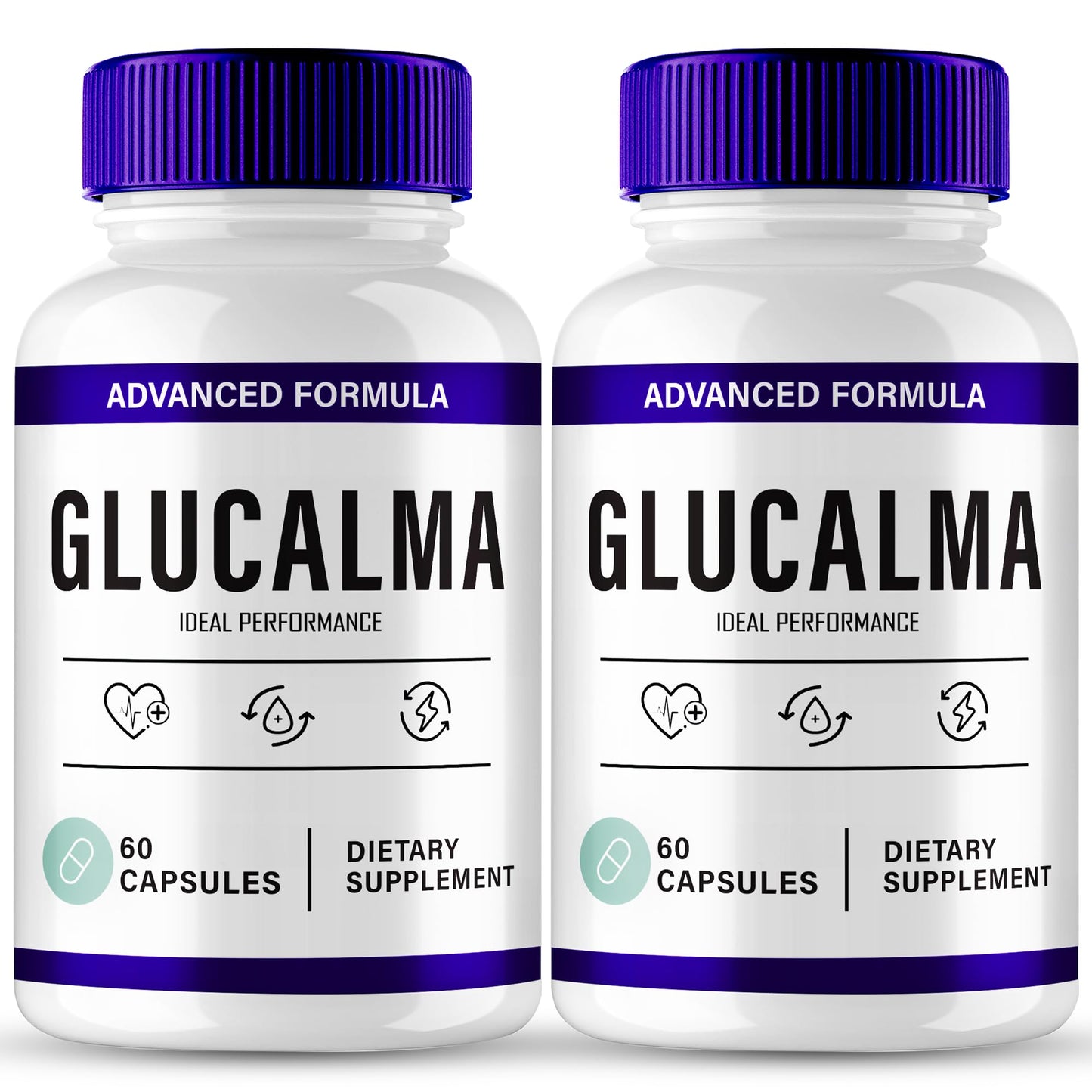 IDEAL PERFORMANCE Glucalma Advanced Blood Formula, 120 Capsules