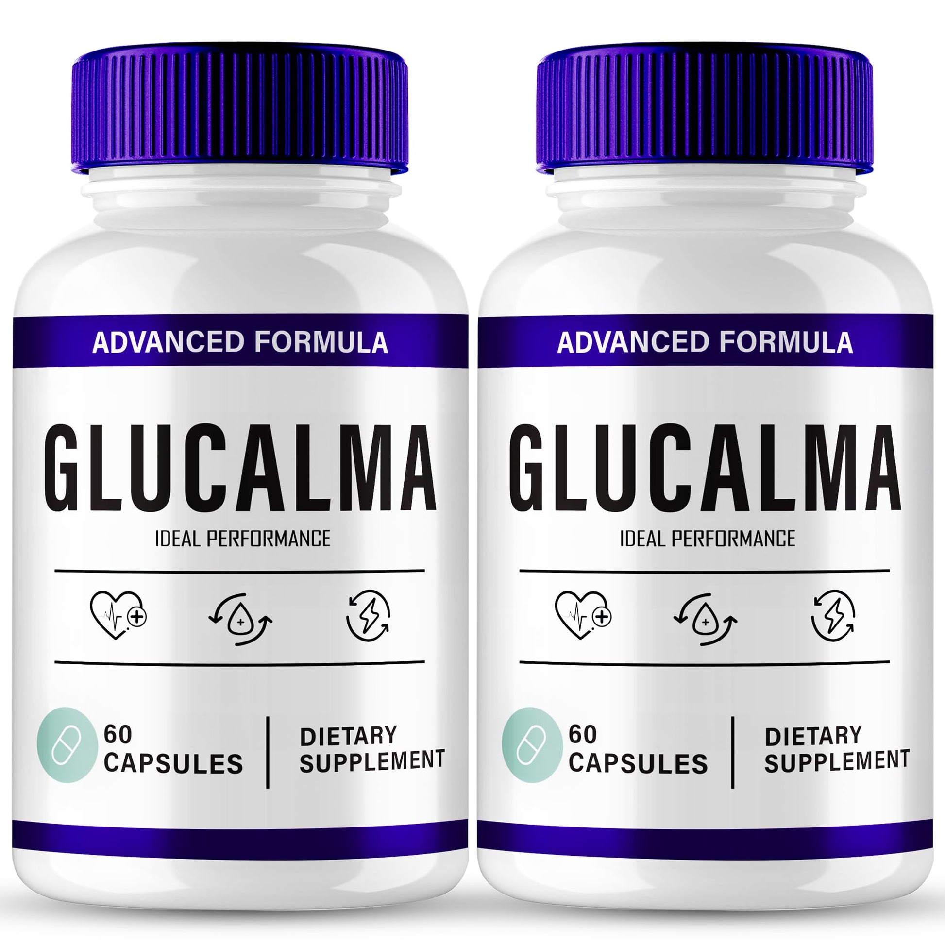 IDEAL PERFORMANCE Glucalma Advanced Blood Formula, 120 Capsules