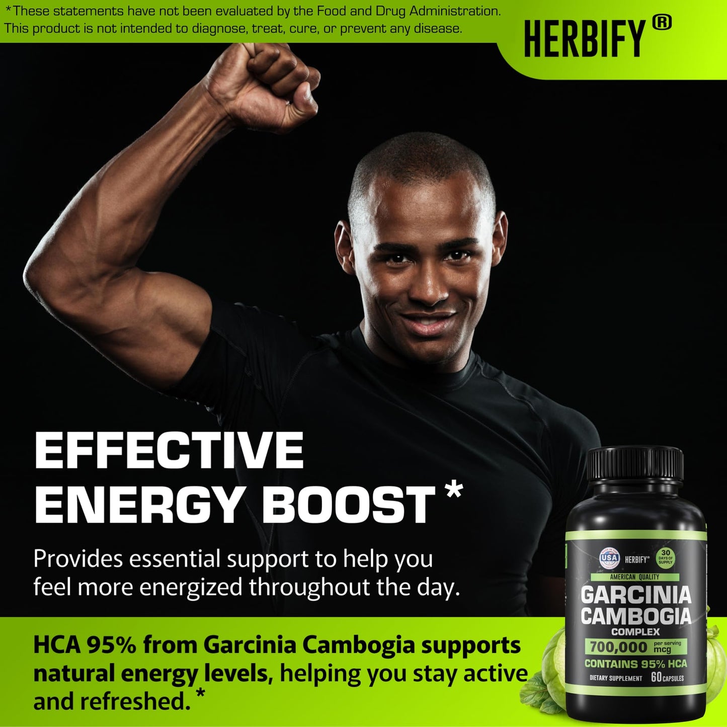 HERBIFY Garcinia Cambogia Wellness Support Capsule, 60 Count