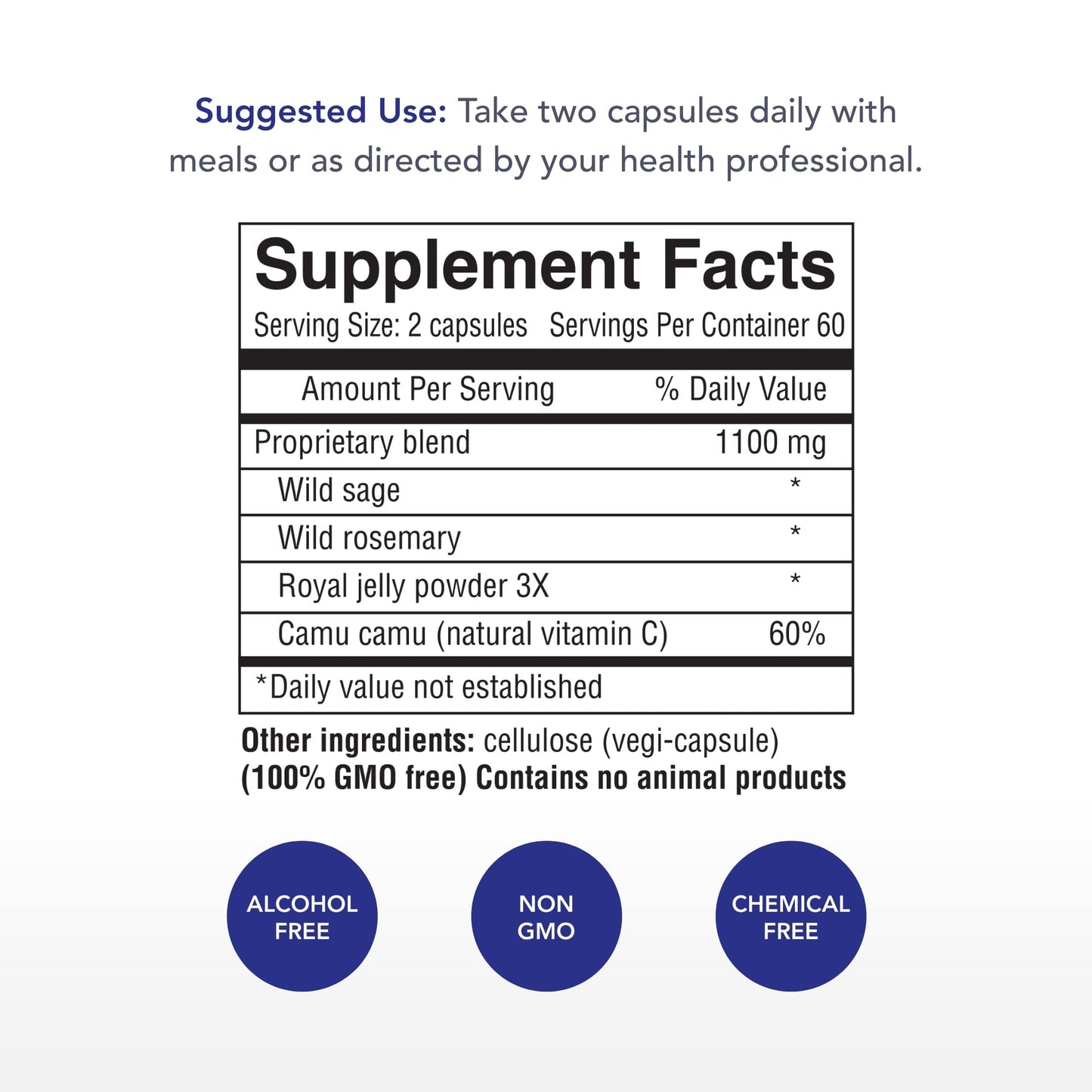 Physician's Strength AdrenoPower 120 Capsules