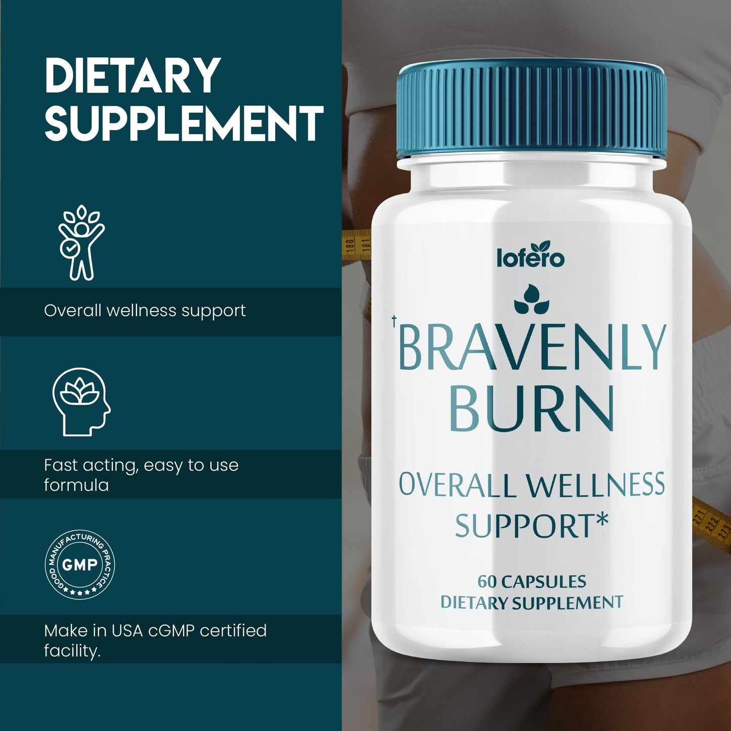 Lofero Bravenly Burn Capsule 180 Count