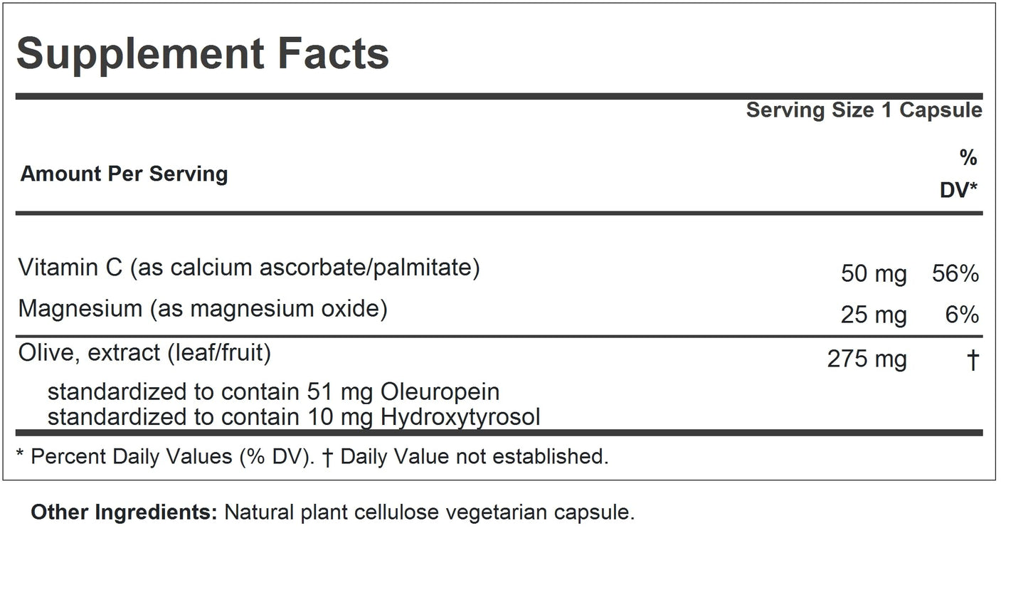 ANDREW LESSMAN Olive Complex Capsule 240 Count