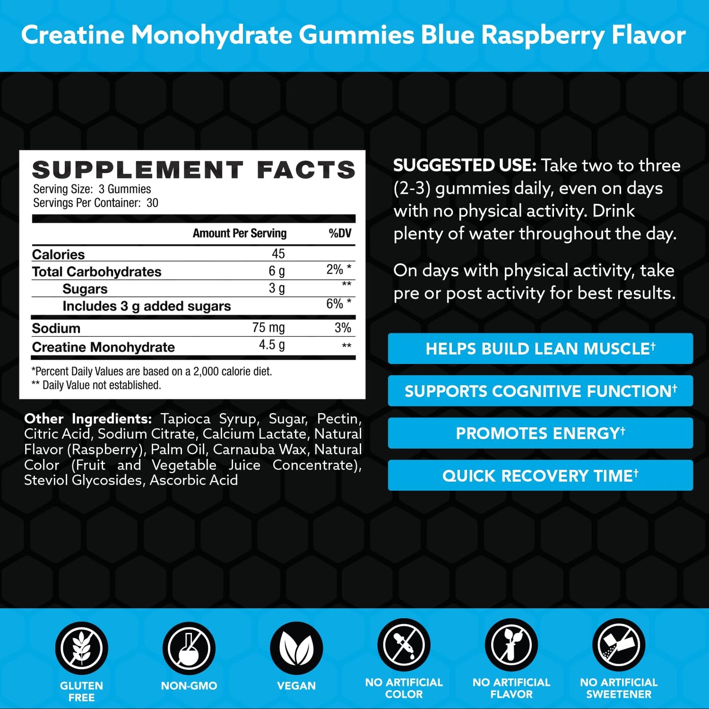 INVIGOR8 Creatine Gummies 90 Gummies