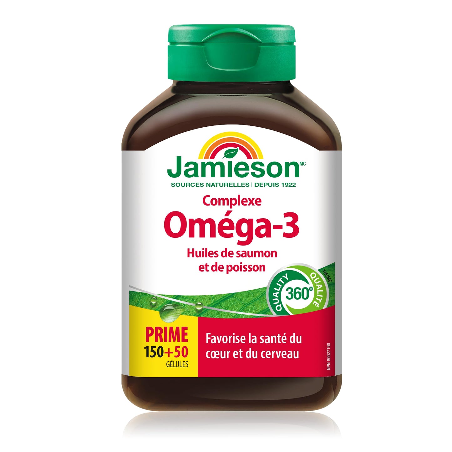 Jamieson Salmon & Fish Oils Omega-3 Complex Softgels 200