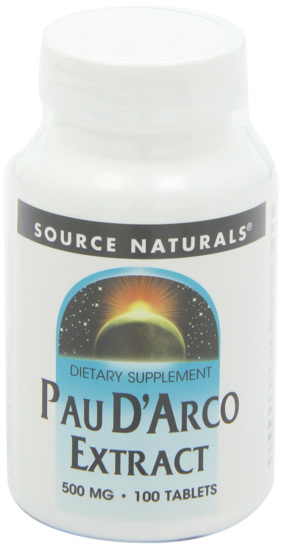 Source Naturals PAU D'Arco Extract Dietary Supplement 100 Tablets