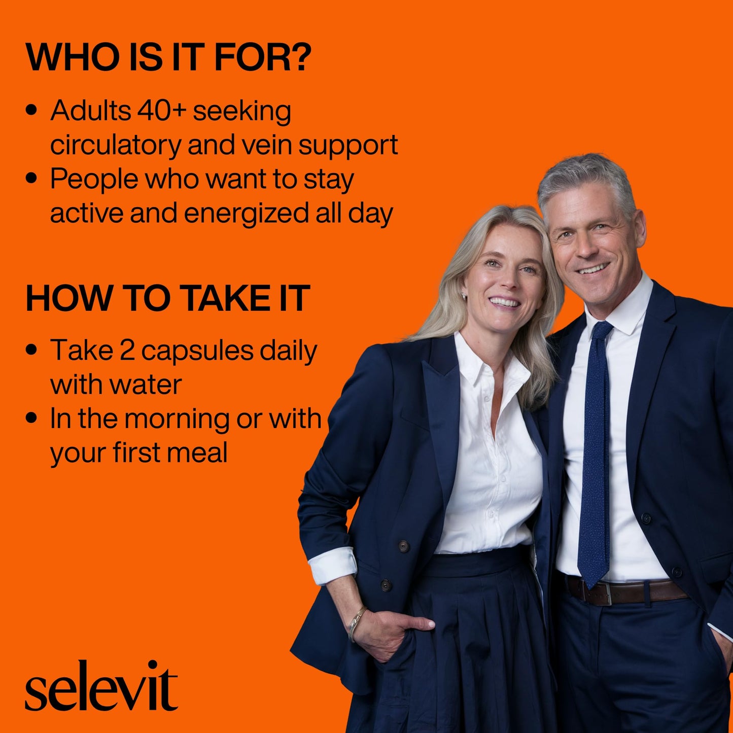 Selevit Vein Renew (Hesperidin) 1000mg Capsules, 60 Count