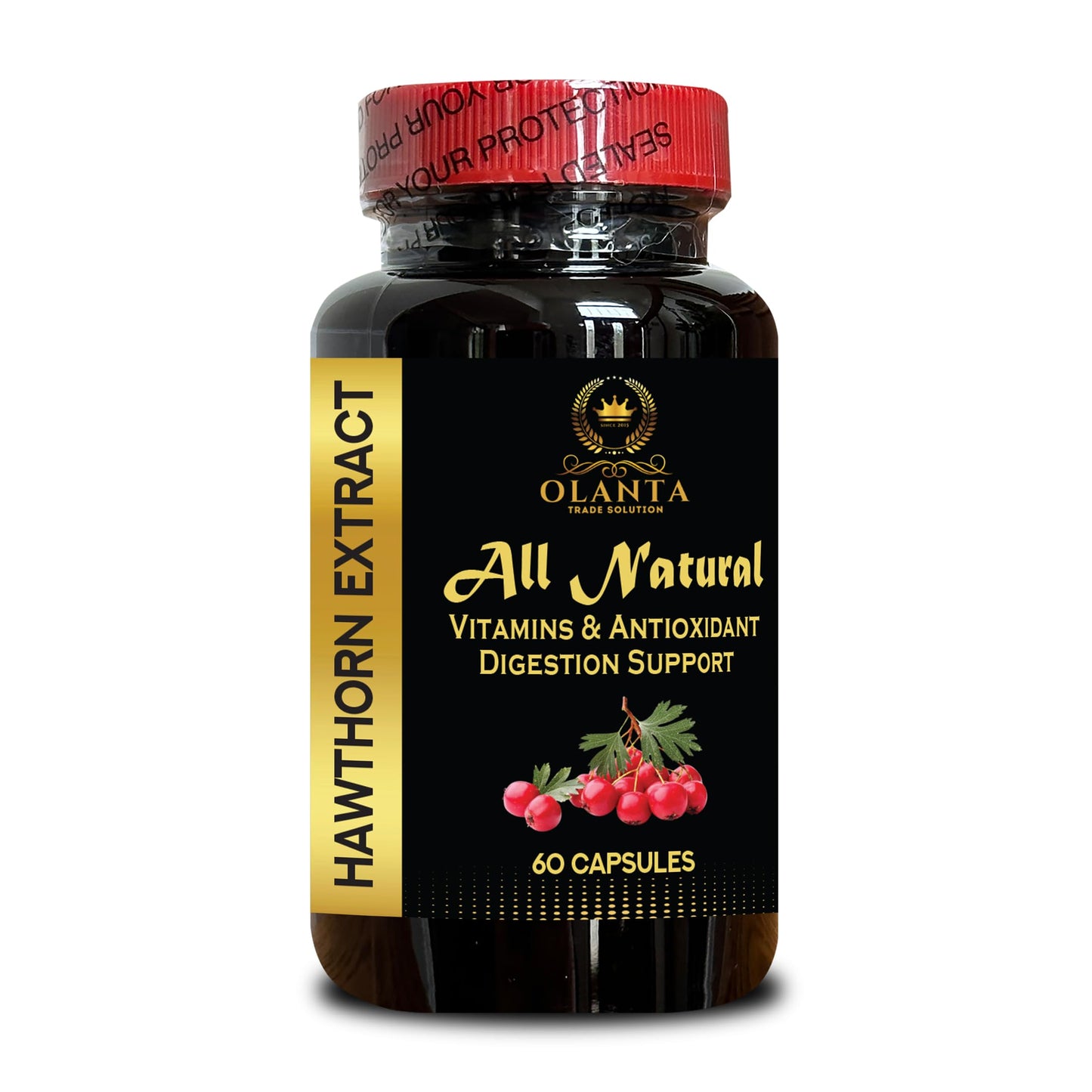 OLANTA TRADE SOLUTION Hawthorn Berry Extract Capsules 60 Capsules