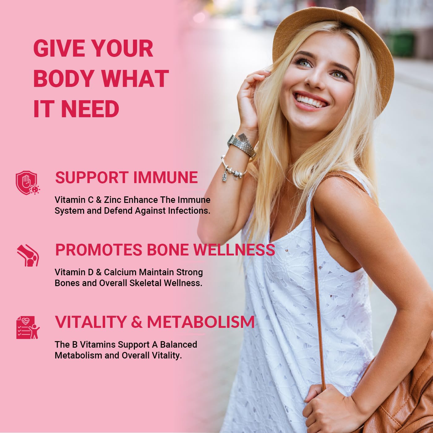 Wiszeen Sugar Free Methylated Multivitamin for Women Gummies 120 Count